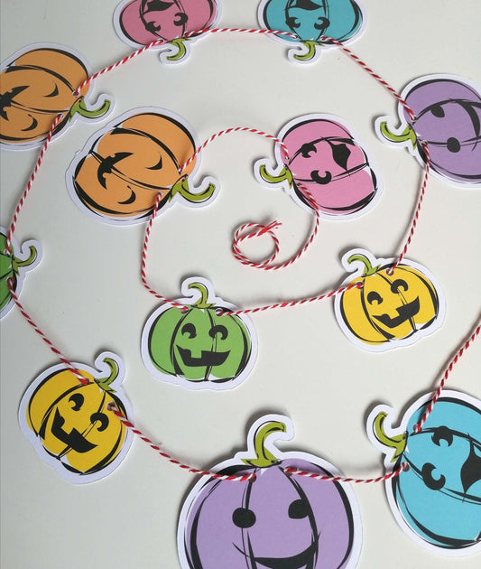 Paper Pumpkin Bunting image 1