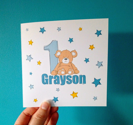 Baby Bear Birthday Card image 0