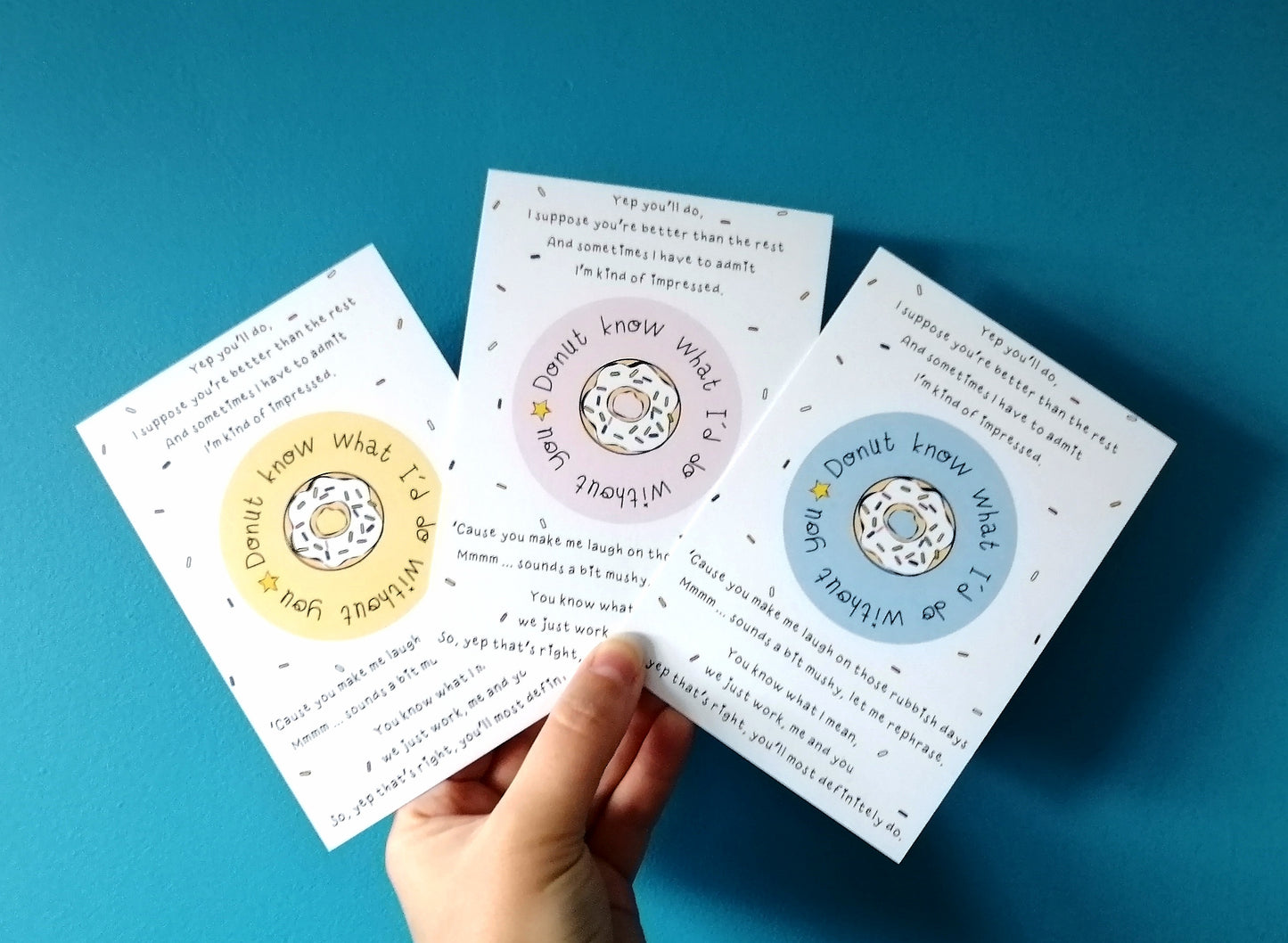 Yep You'll Do - Donut - Post Card & Badge image 6