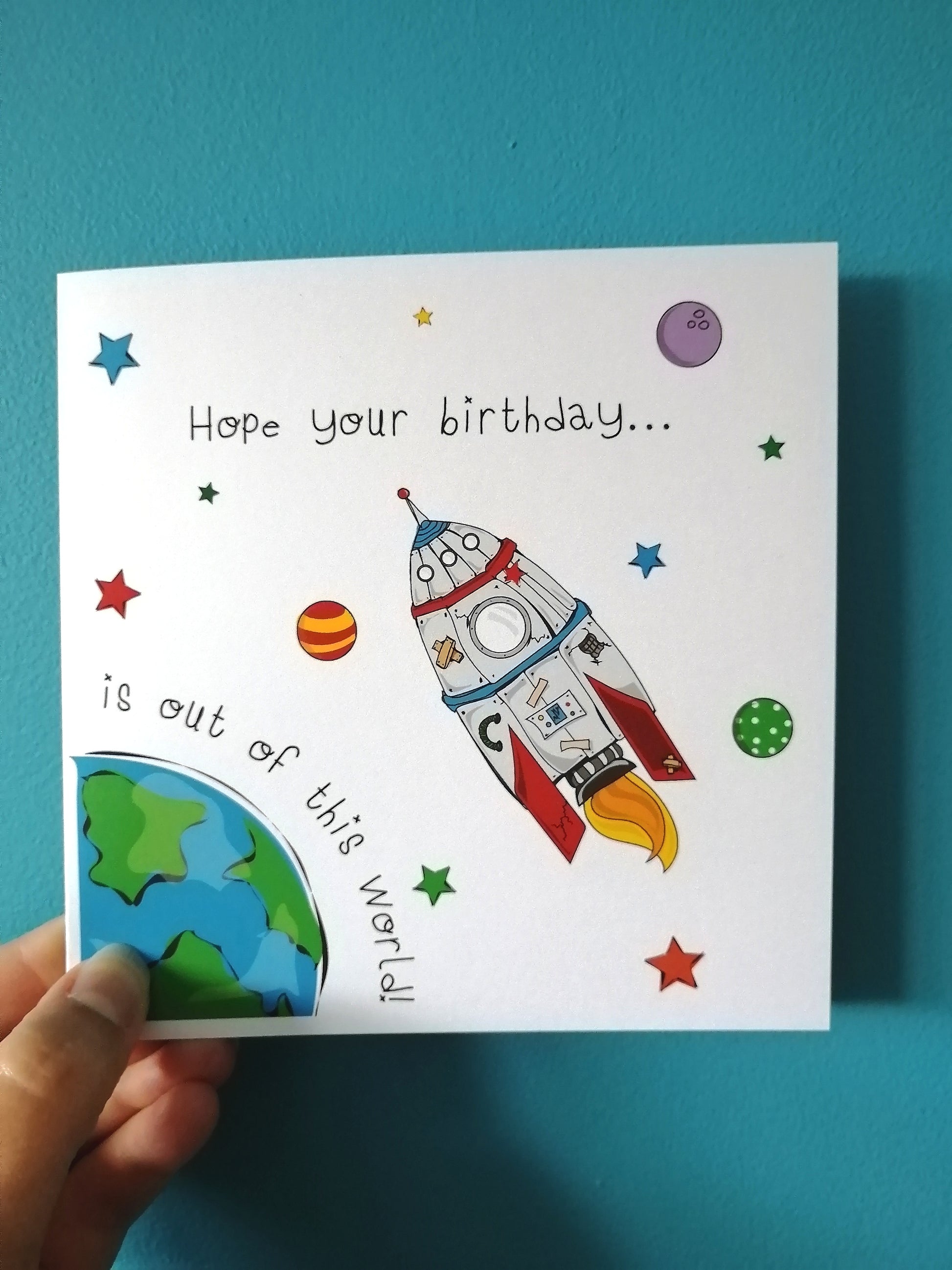 Out of this World Birthday Card image 0