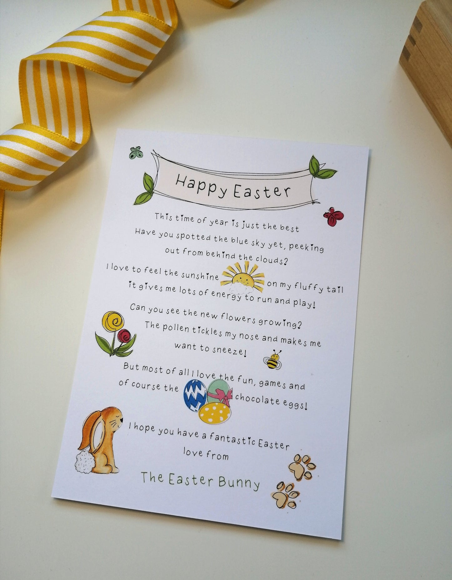 Letter from the Easter Bunny image 2