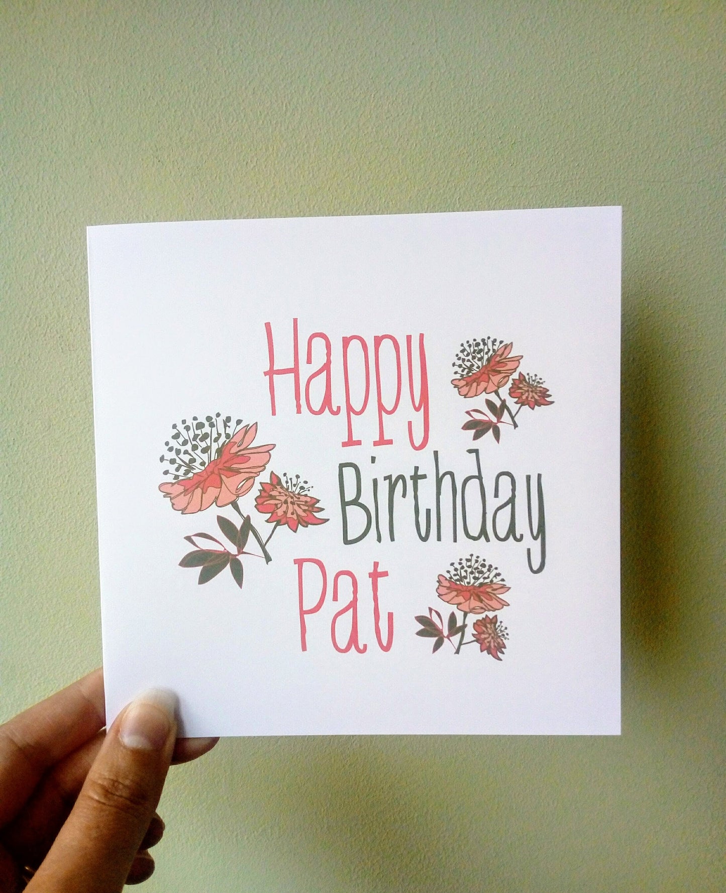 Astrantia Birthday Card image 2