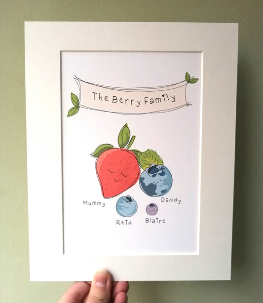 Berry Family Print image 0