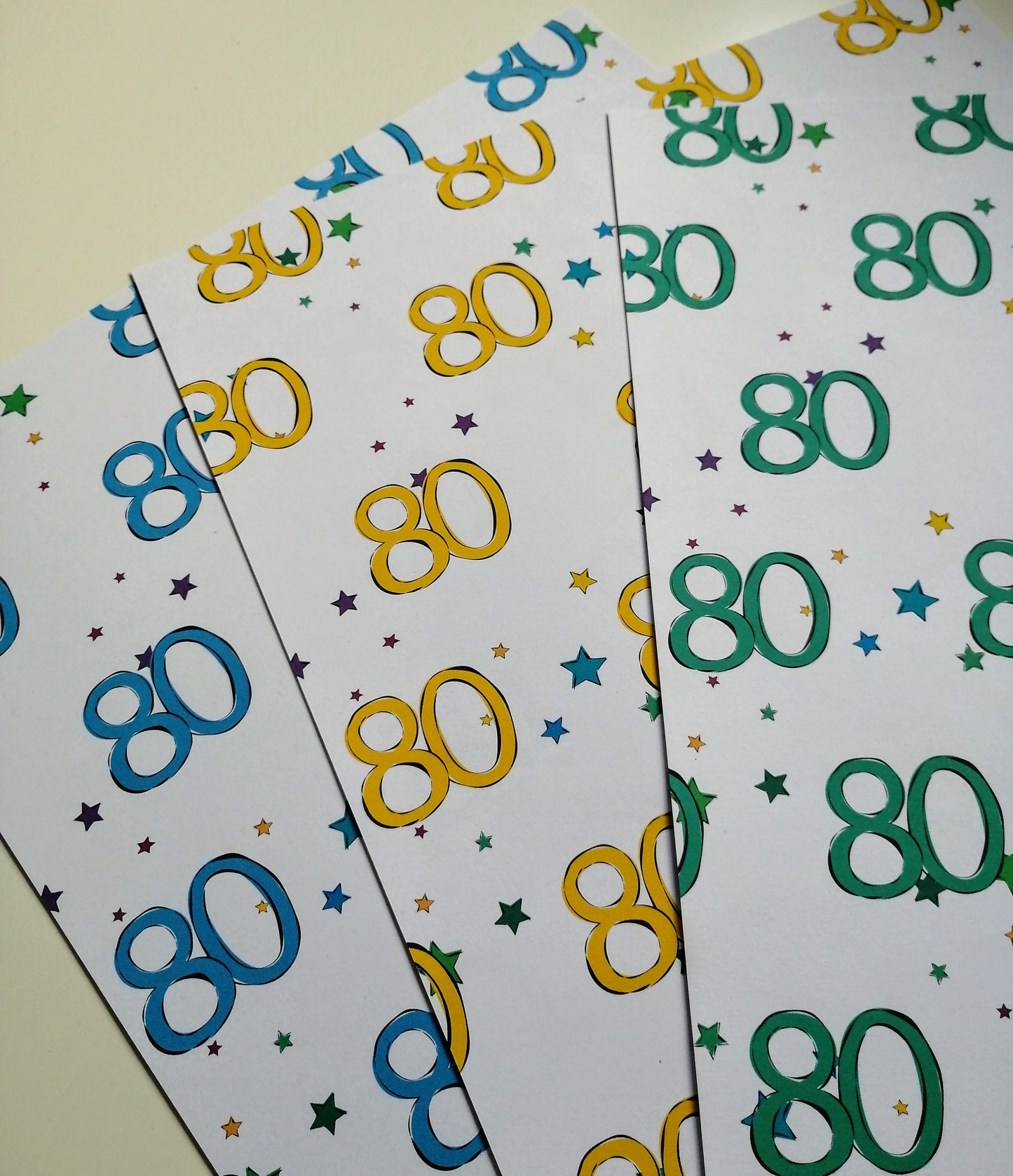 Birthday Age Gift Wrap image 3