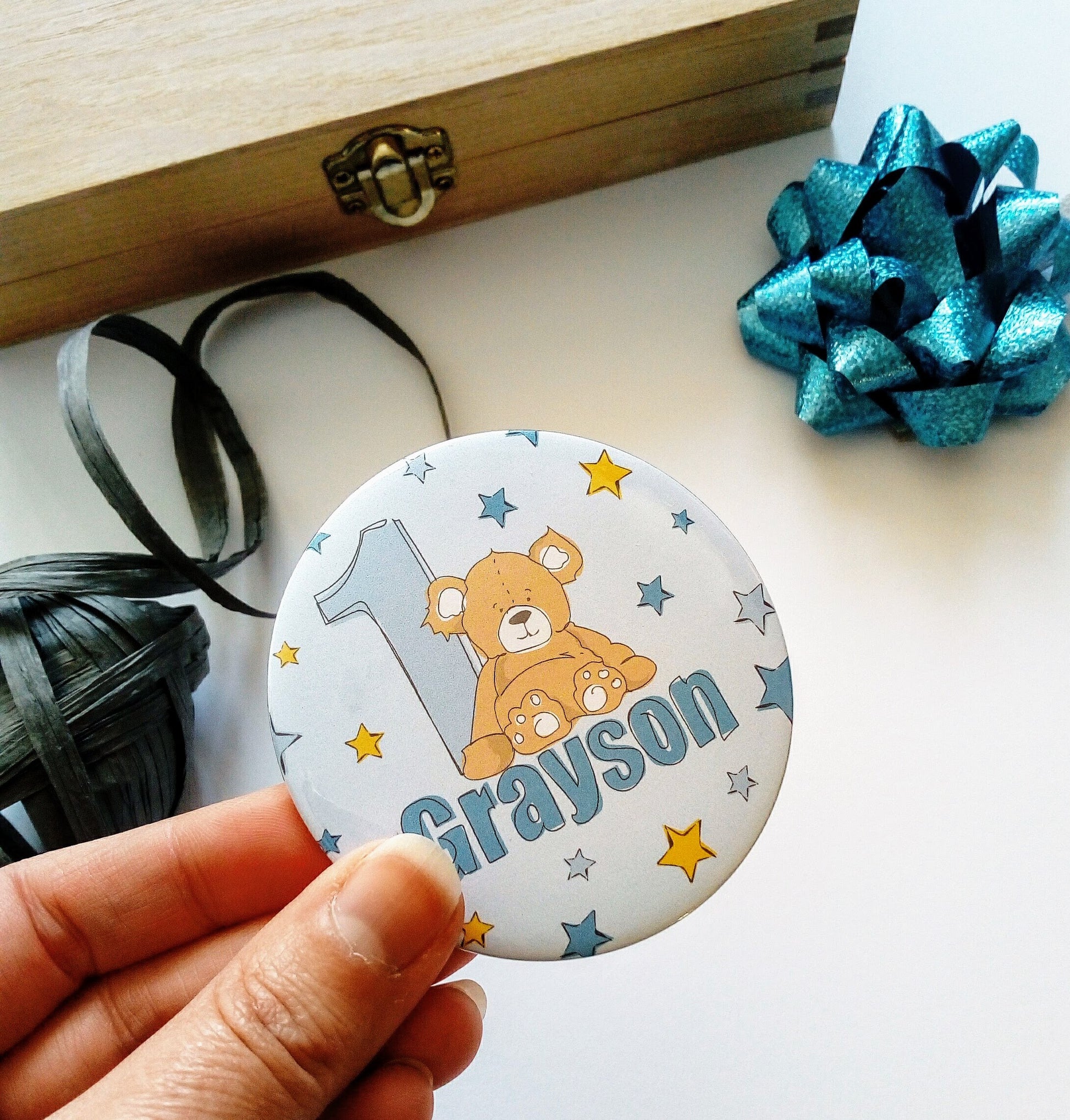 Birthday Bear Badge image 0