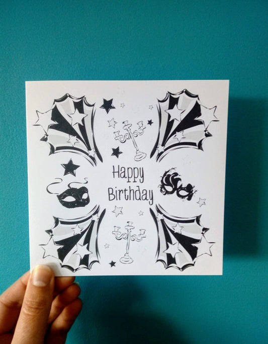 Masked Ball Happy Birthday Card image 0