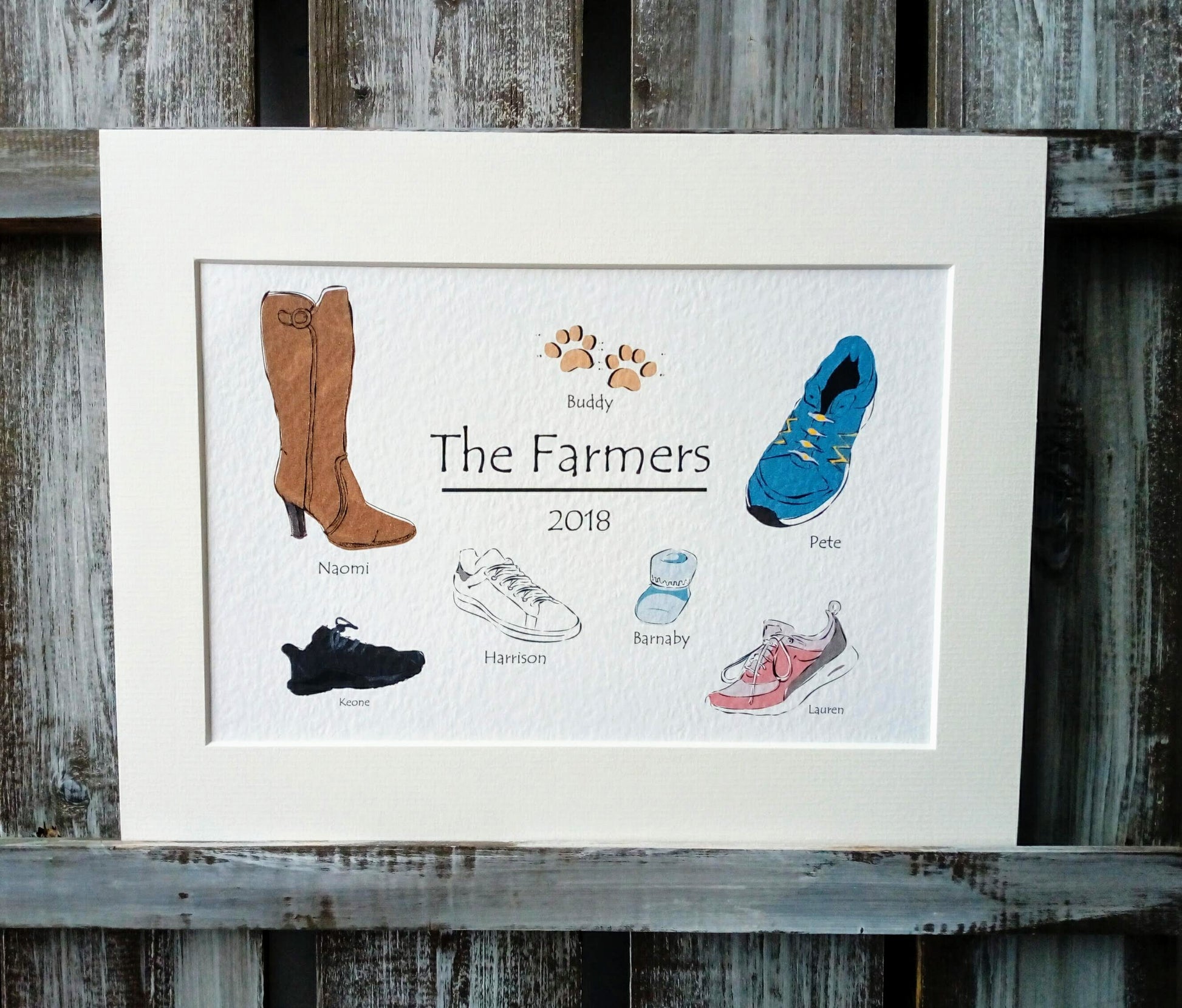 Wellies & Shoes Custom Print image 4