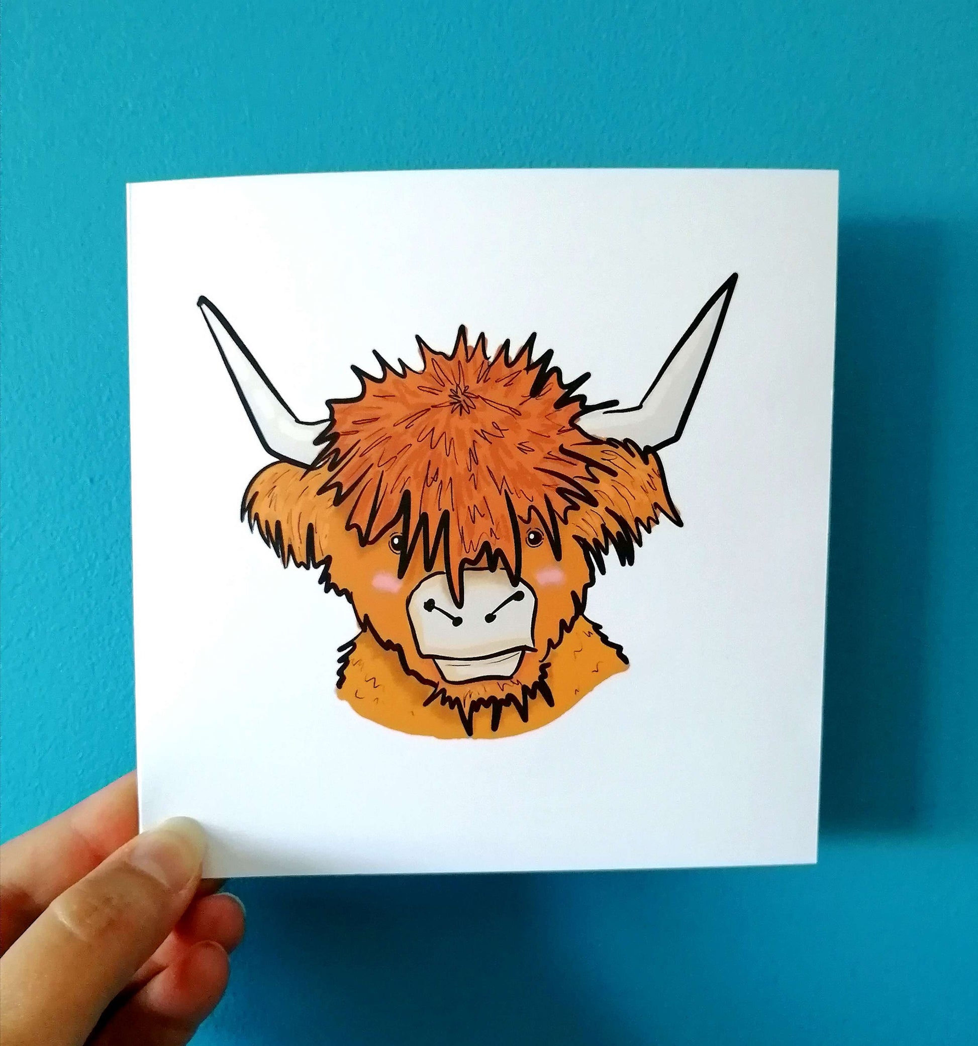 Highland Cow Card image 0