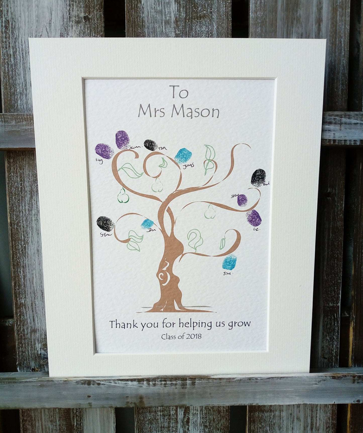 'Thank you for Helping me Grow' Tree Card or Print image 4