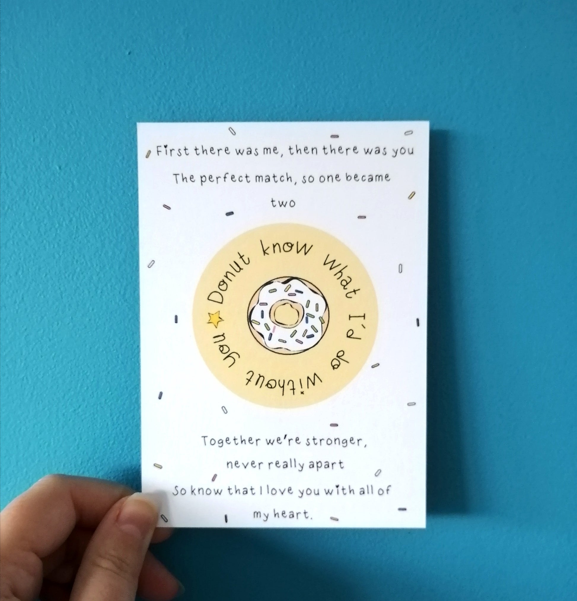 Perfect Match - Donut- Post Card & Badge image 5