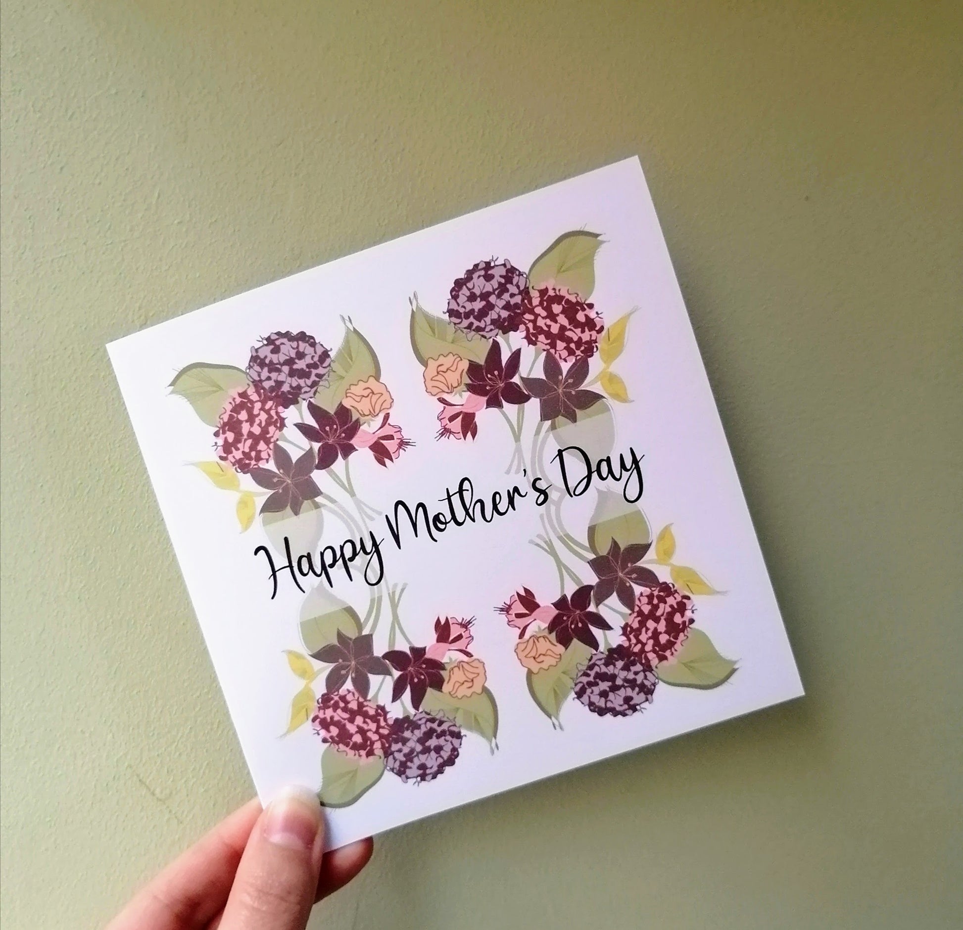 Mother's Day Floral Bouquet Card image 1