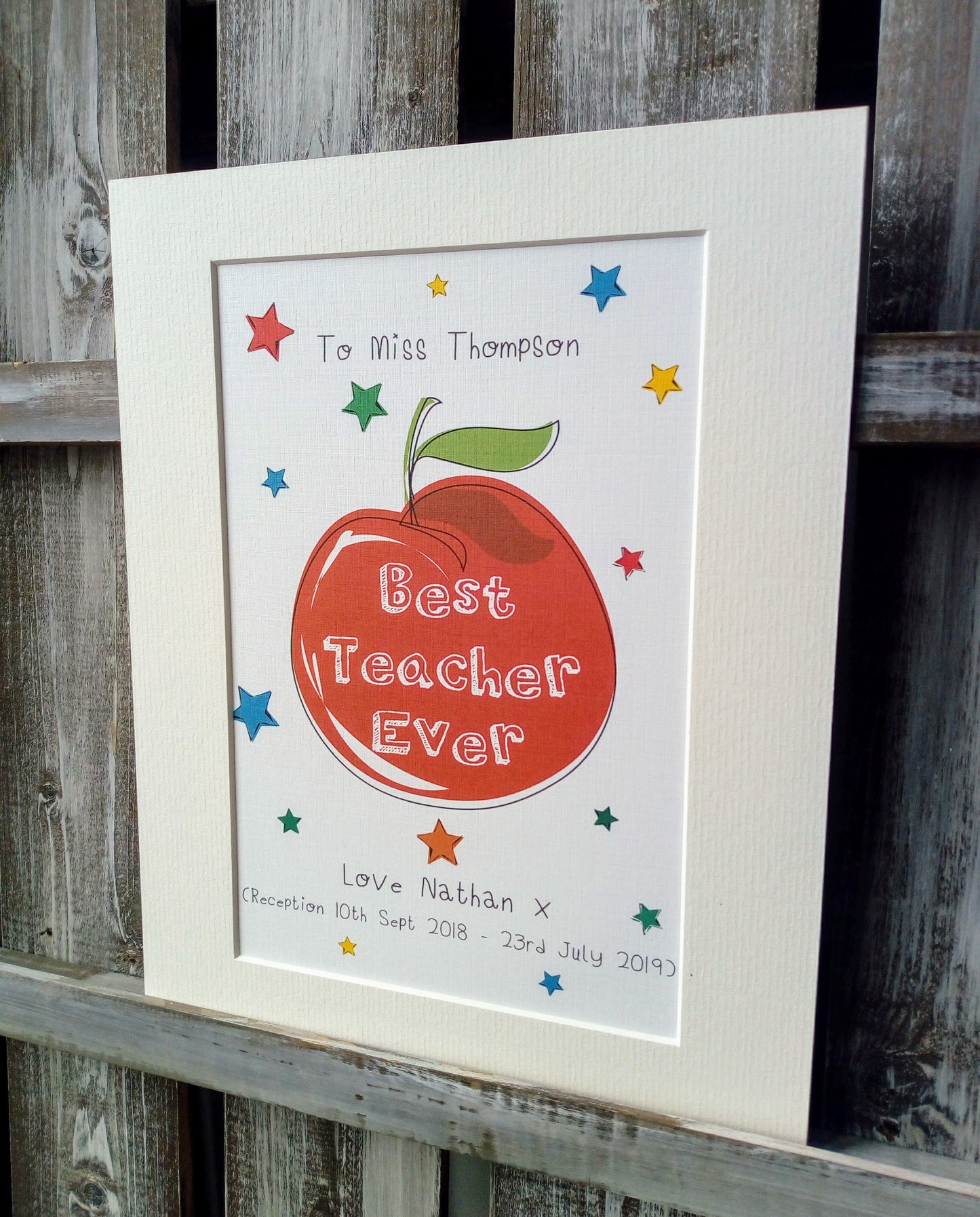 Best Teacher Ever! Apple Card or Print image 2