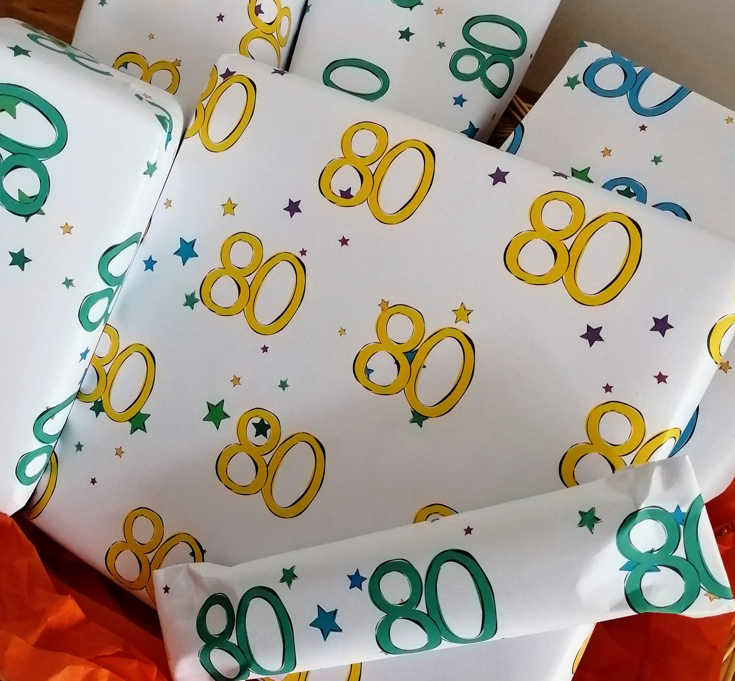 Birthday Age Gift Wrap image 5
