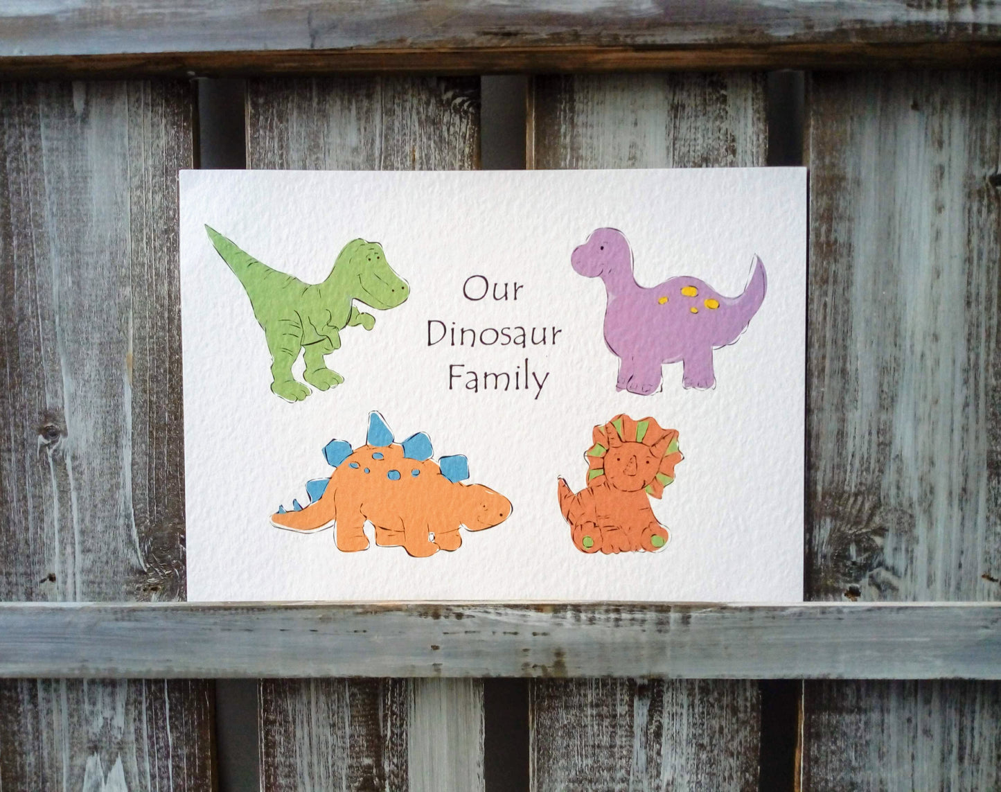 Dinosaur Family Print image 0