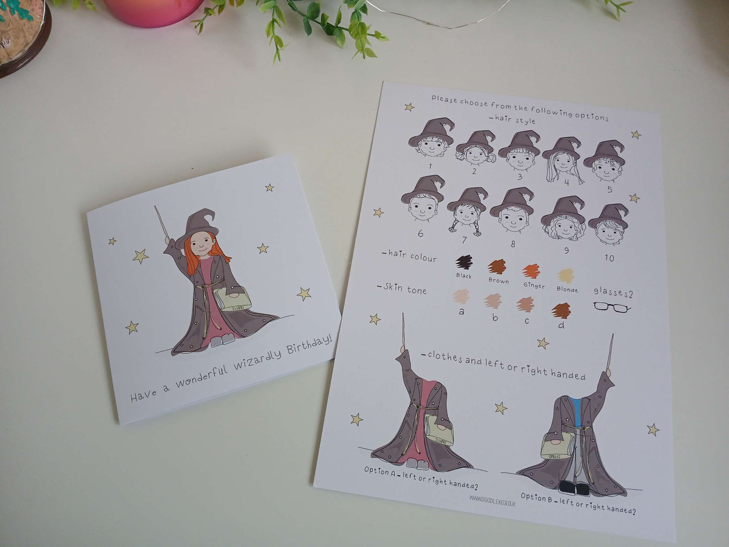 Wizard Birthday Card image 2