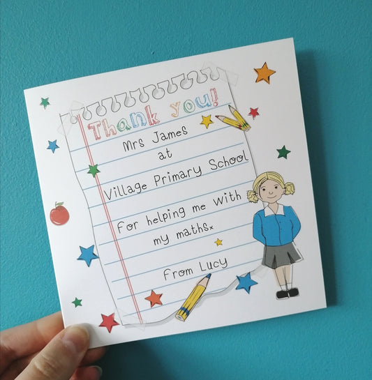 Thank you Teacher Card image 0