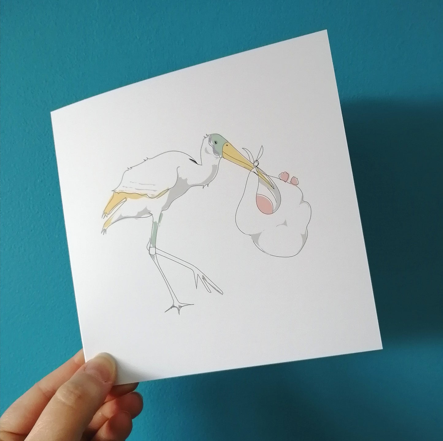 Stork New Baby Card image 1