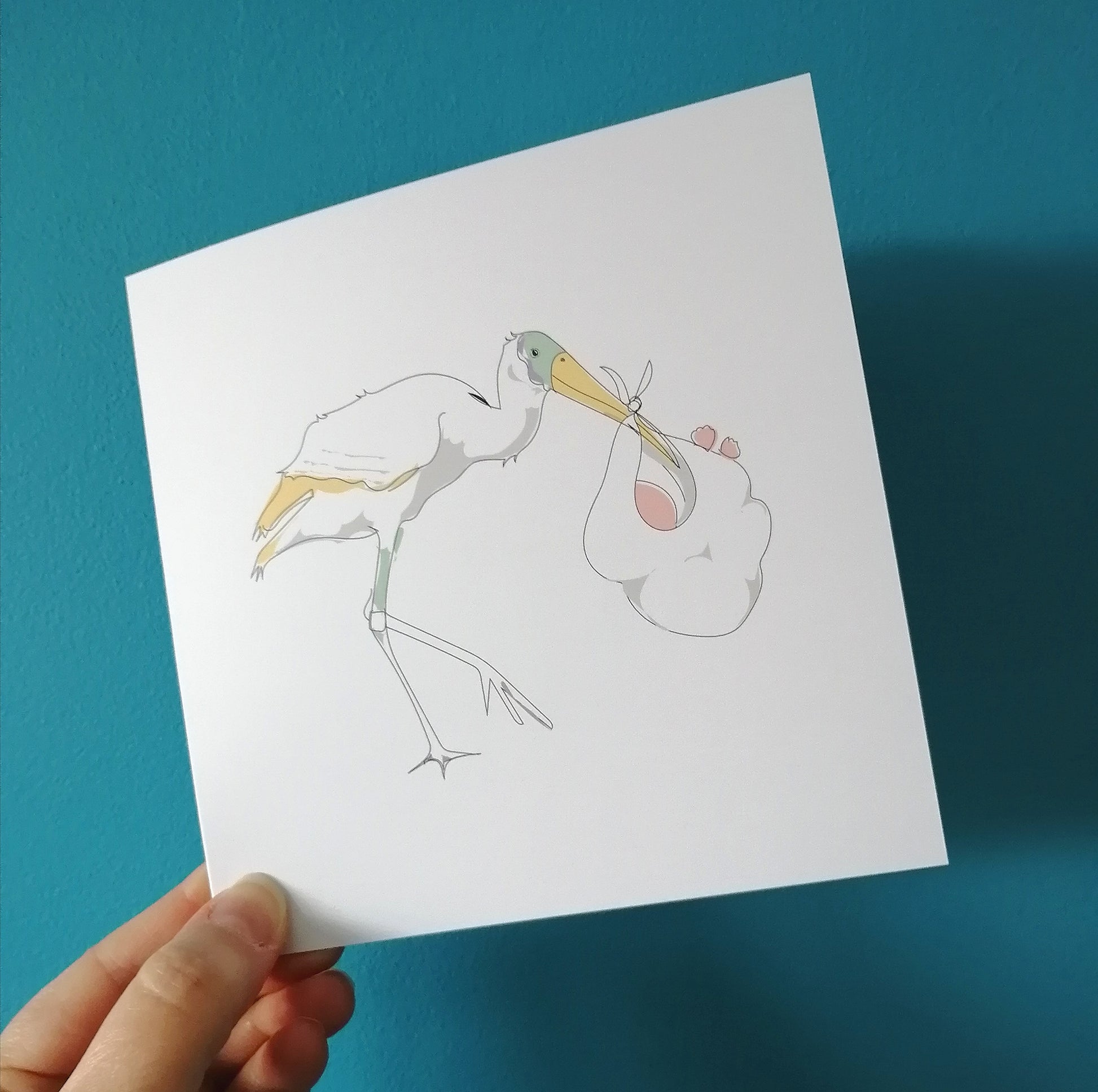 Stork New Baby Card image 1