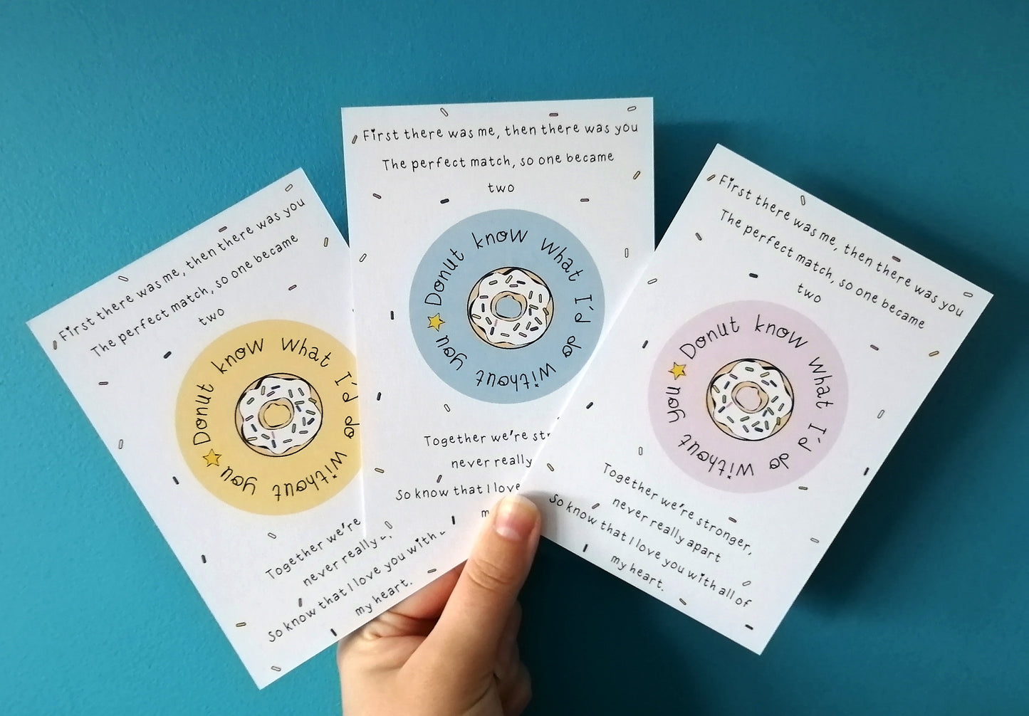 Perfect Match - Donut- Post Card & Badge image 6