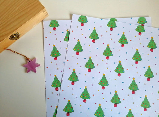 Christmas Tree Gift Wrap image 0