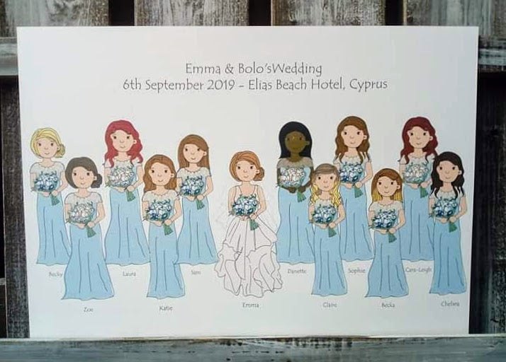 Bridal Party Print image 1