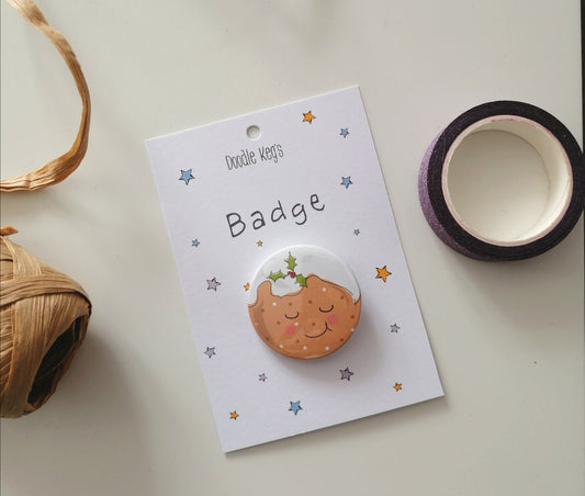 Christmas Pudding Badge image 0