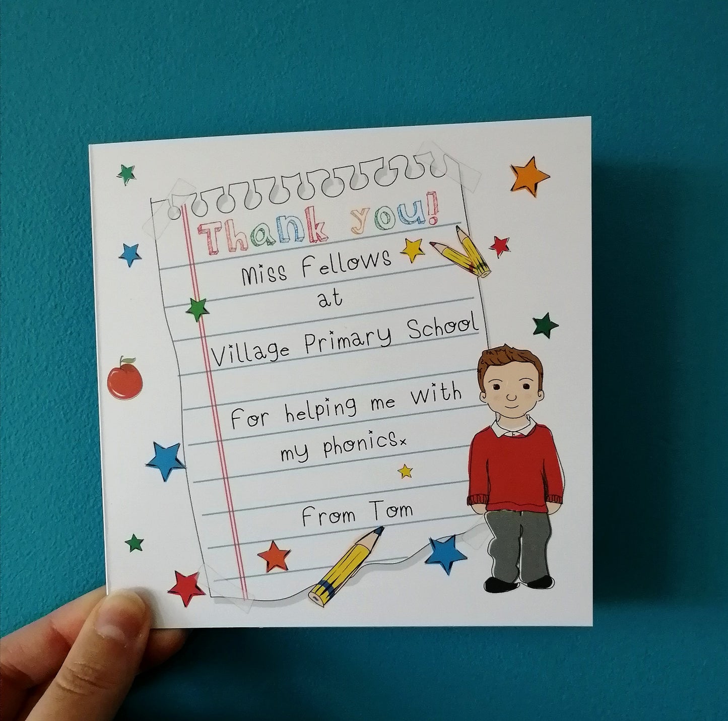 Thank you Teacher Card image 2