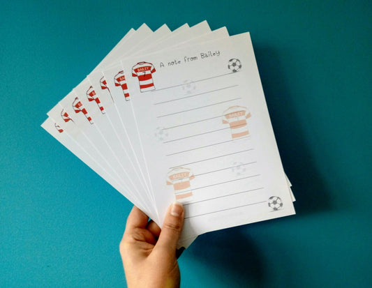 Football Writing Paper image 0