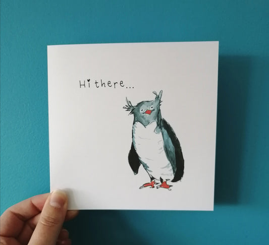 Hi there! Penguin Card image 0