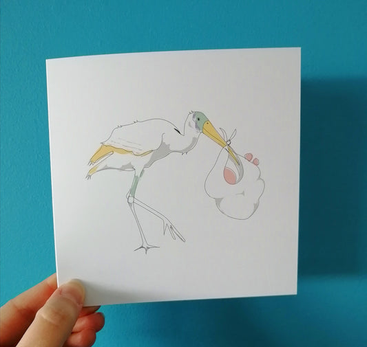 Stork New Baby Card image 0