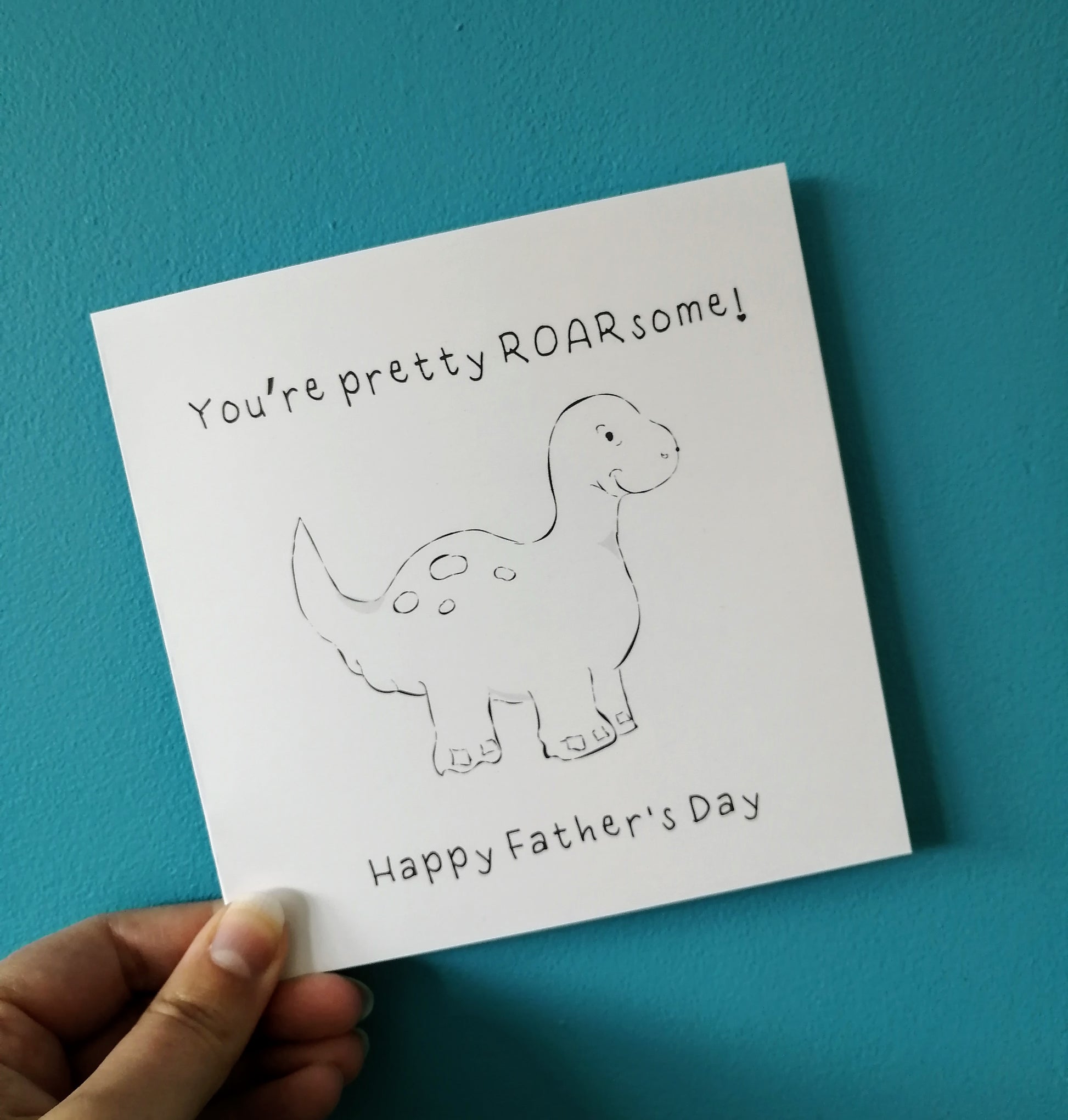 Colour Your Own Father's Day Card image 2