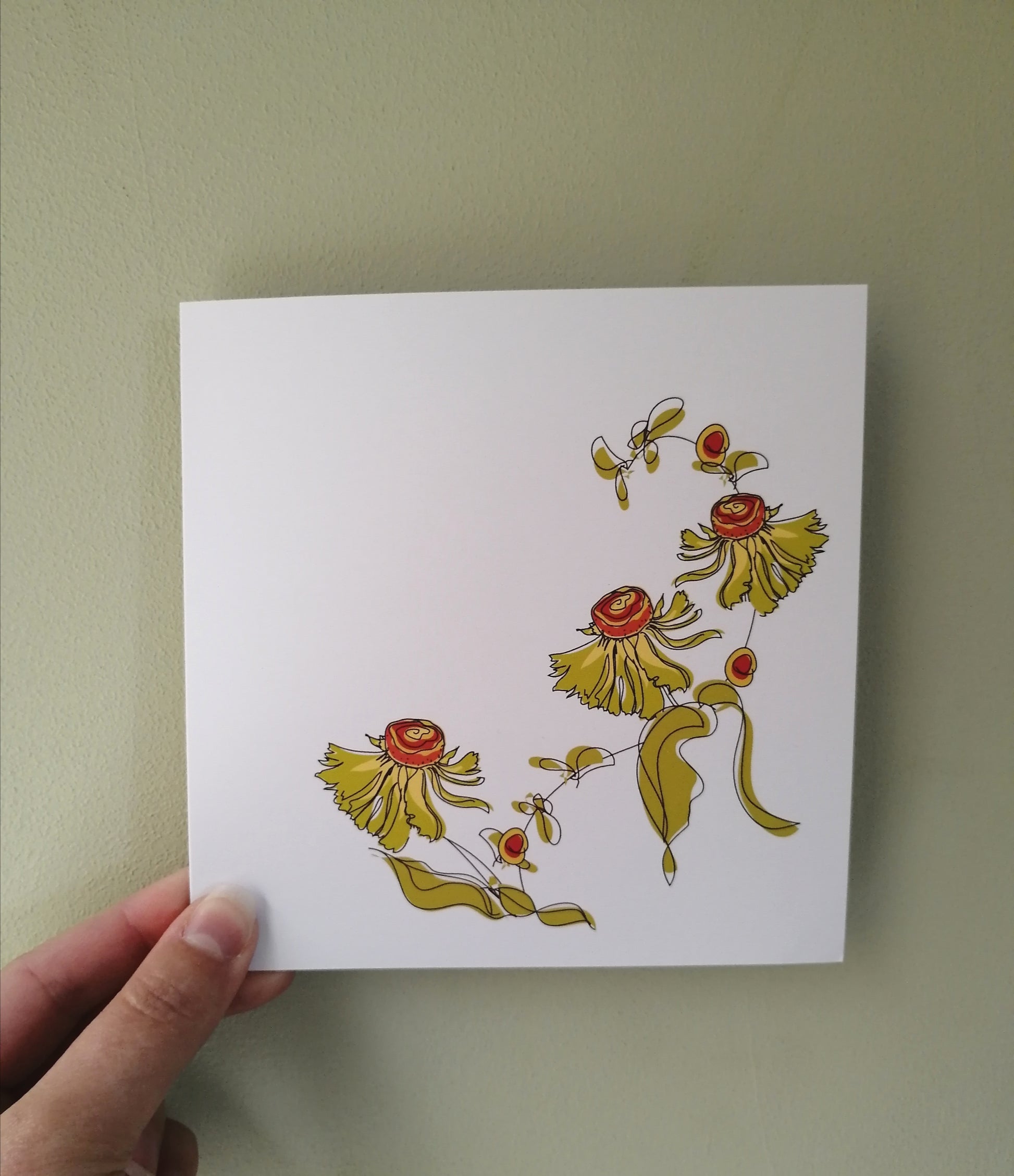 Helenium Floral Card image 0