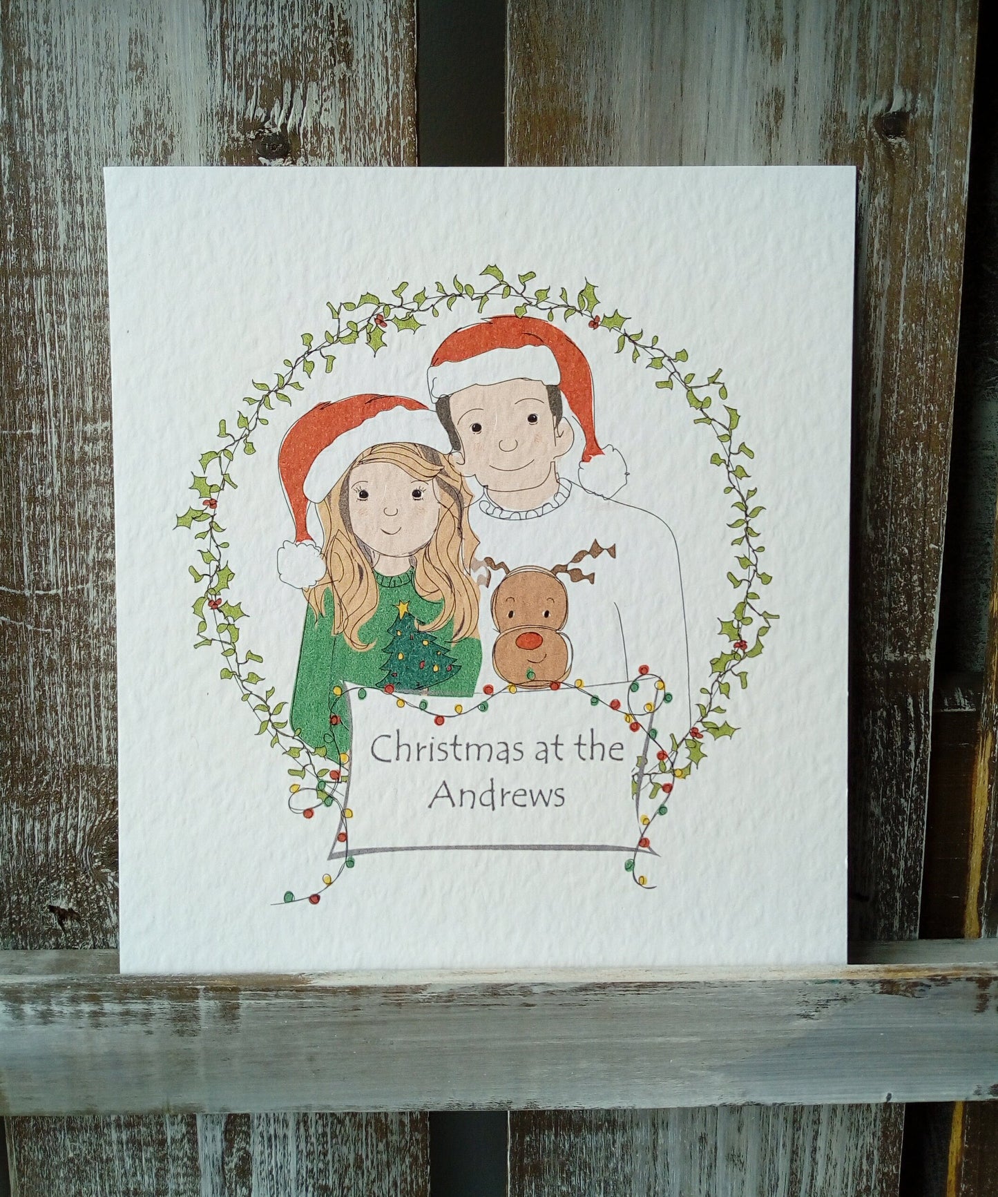 Christmas Family Print & Cards image 2