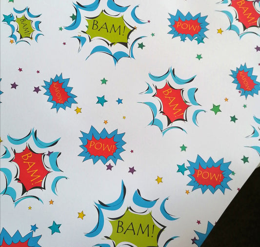 Superhero Gift Wrap image 0