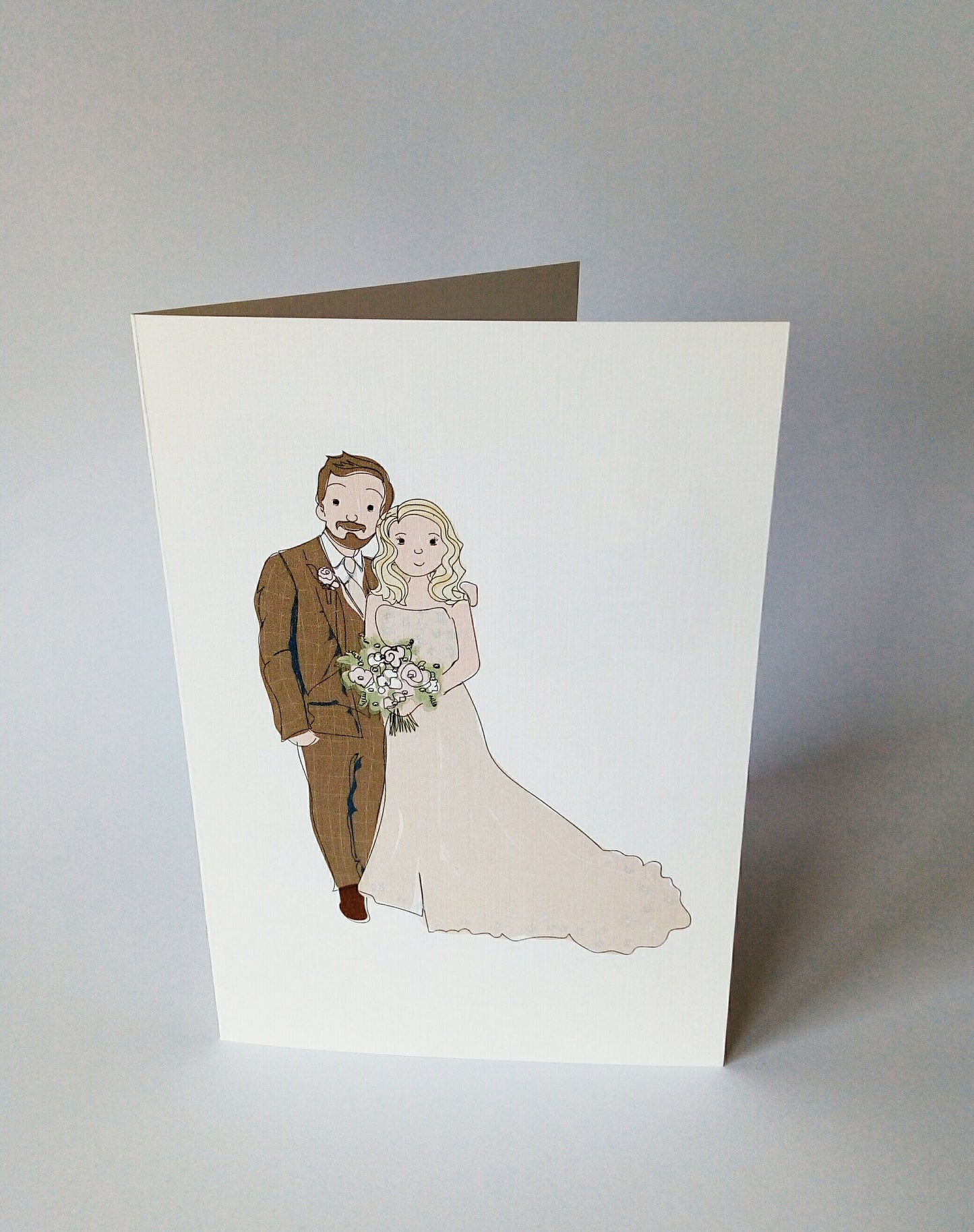 Bride & Groom Card or Print image 0