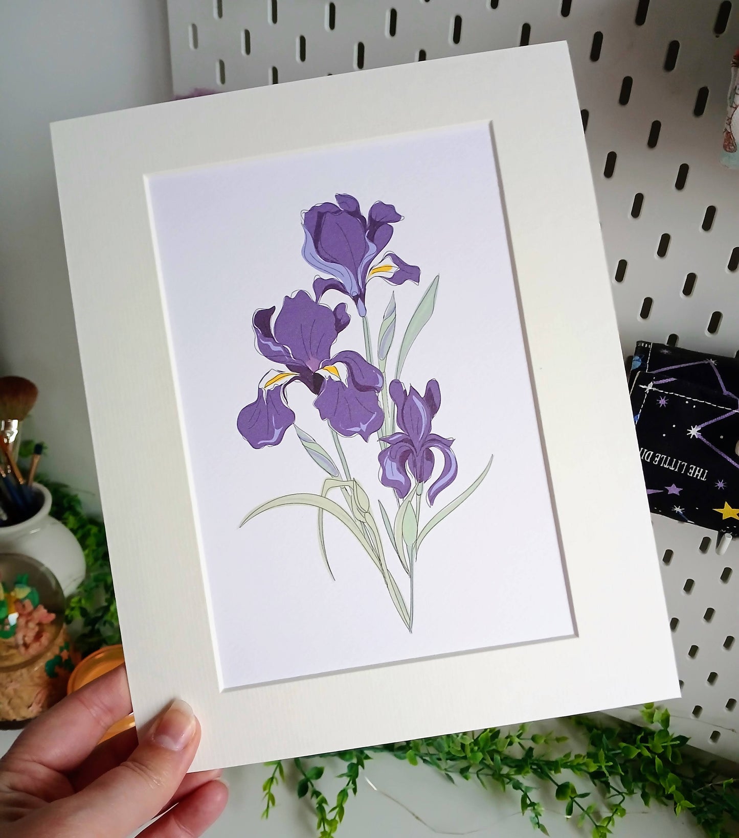 Iris Flower Print & Card image 1