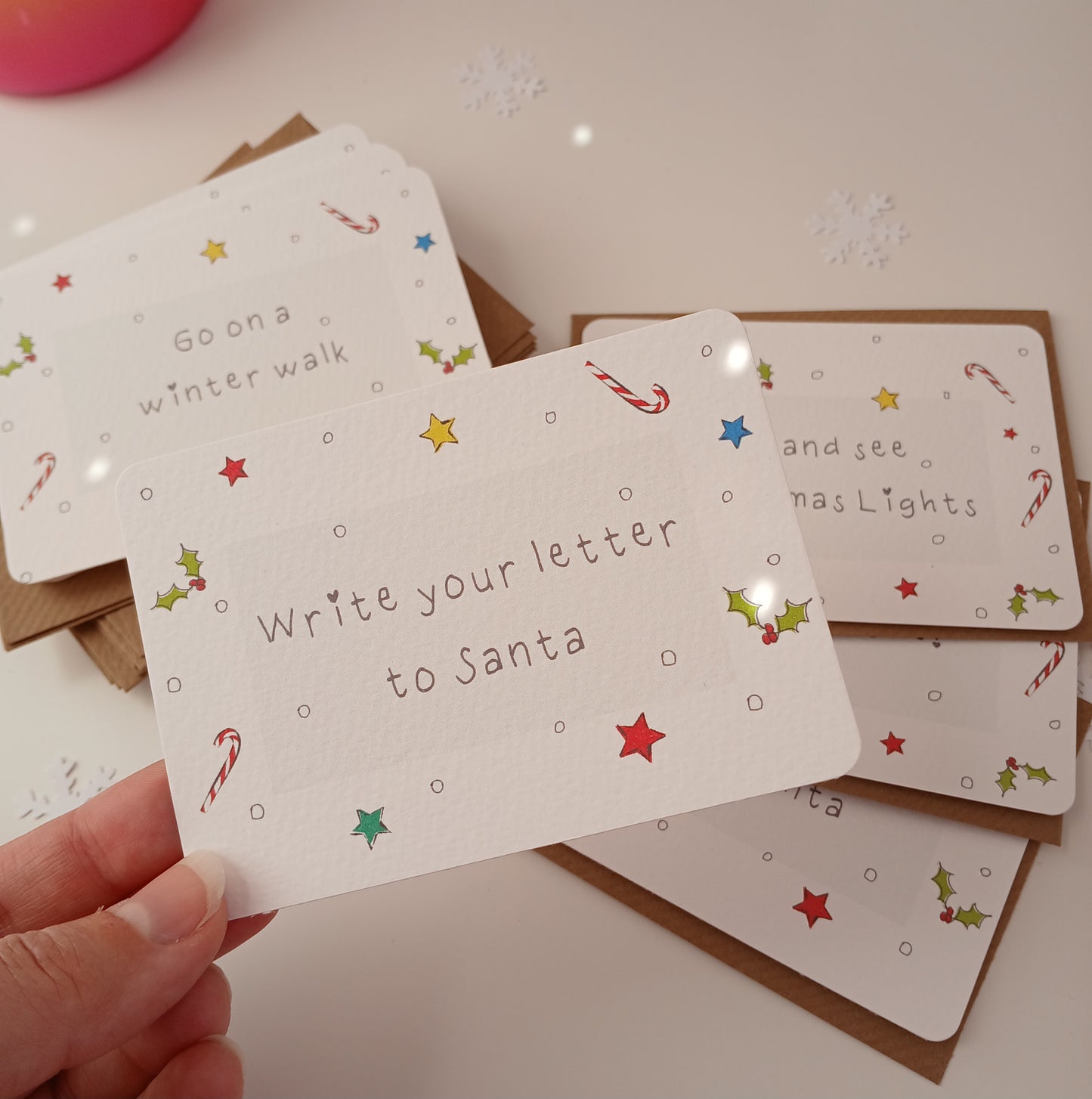 24 Christmas Advent Envelopes image 6