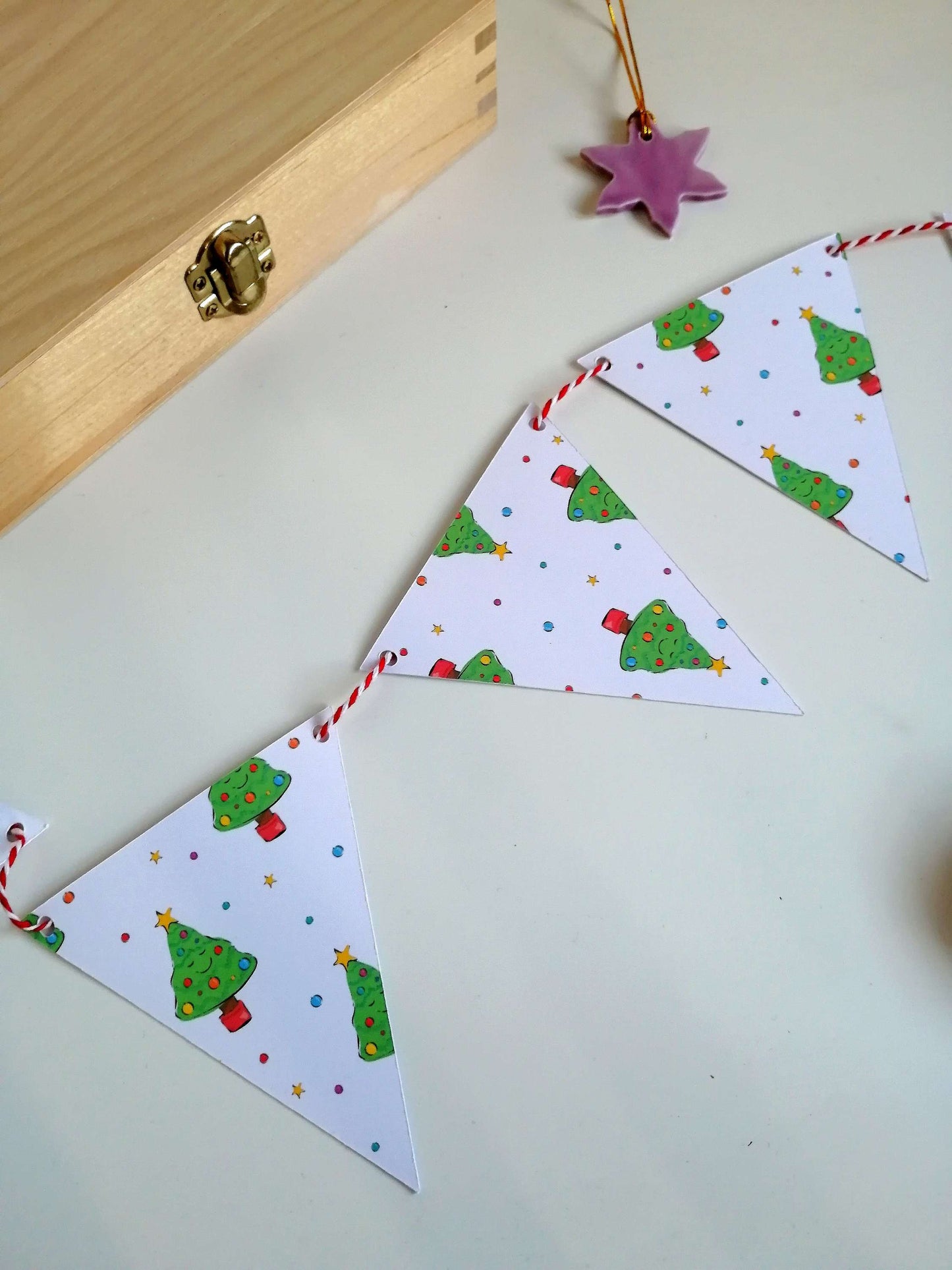 Christmas Tree Bunting image 0