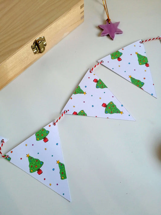 Christmas Tree Bunting image 0
