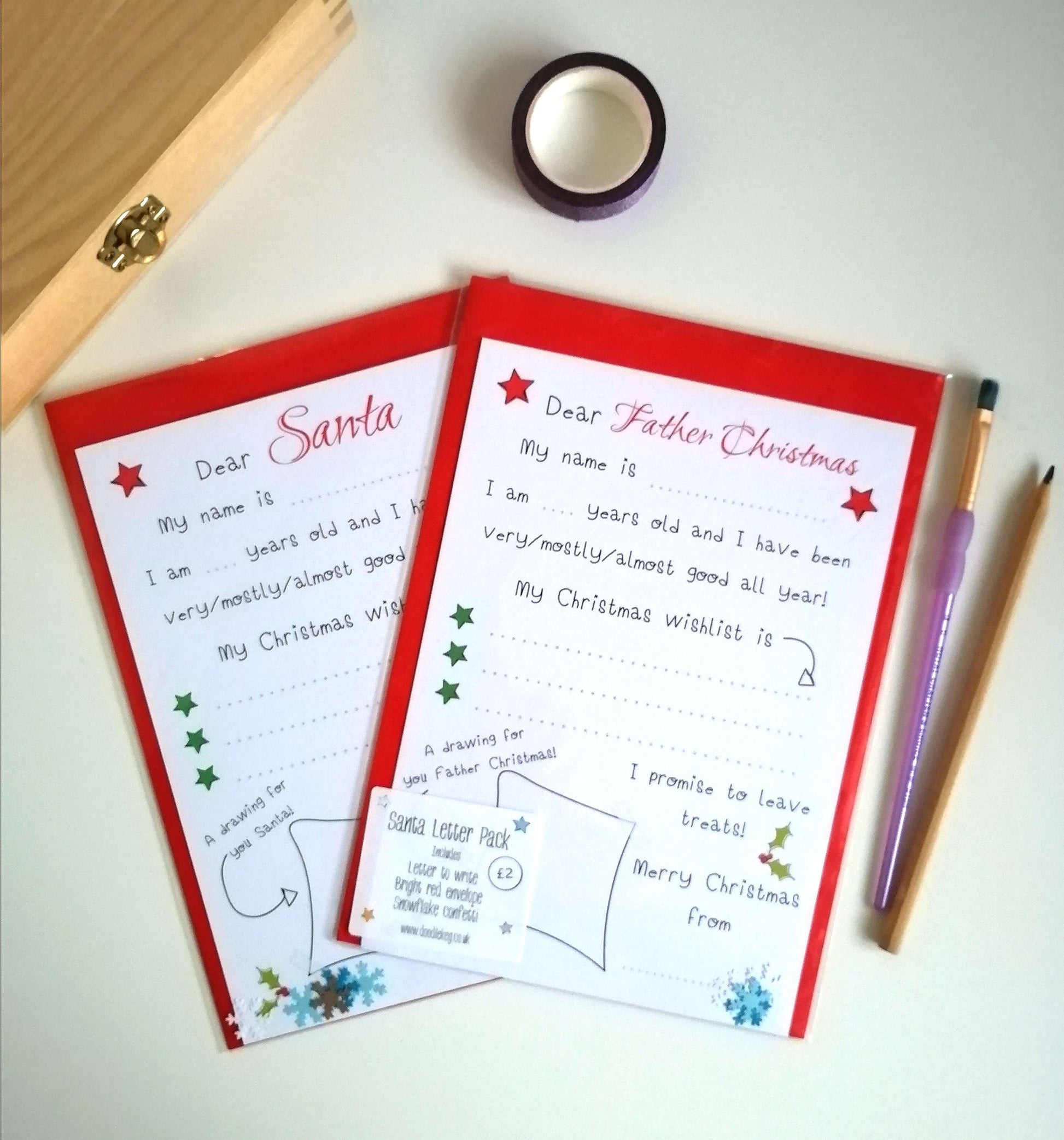 Dear Santa Letter Writing Kit image 0