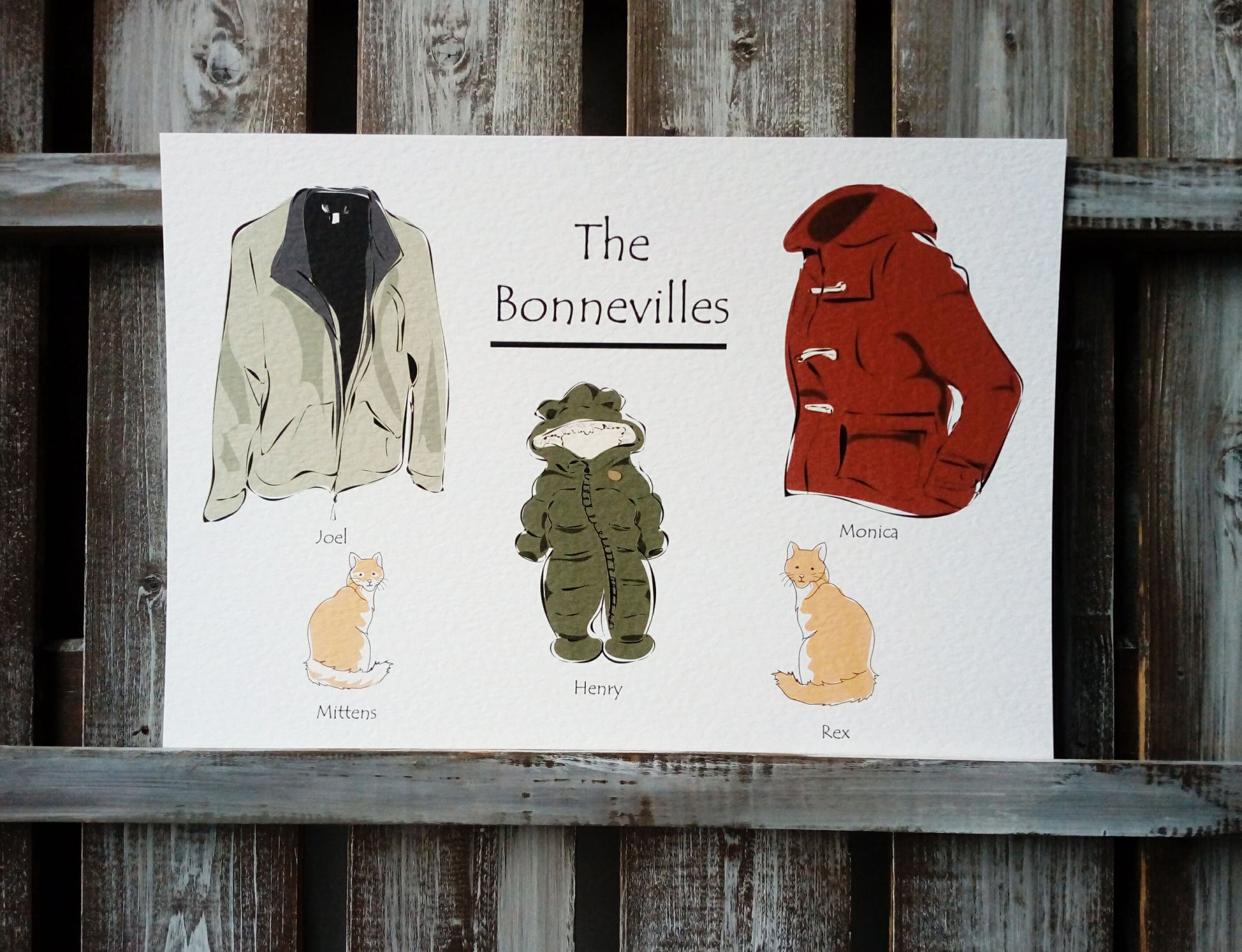 Coat Custom Family Print image 0