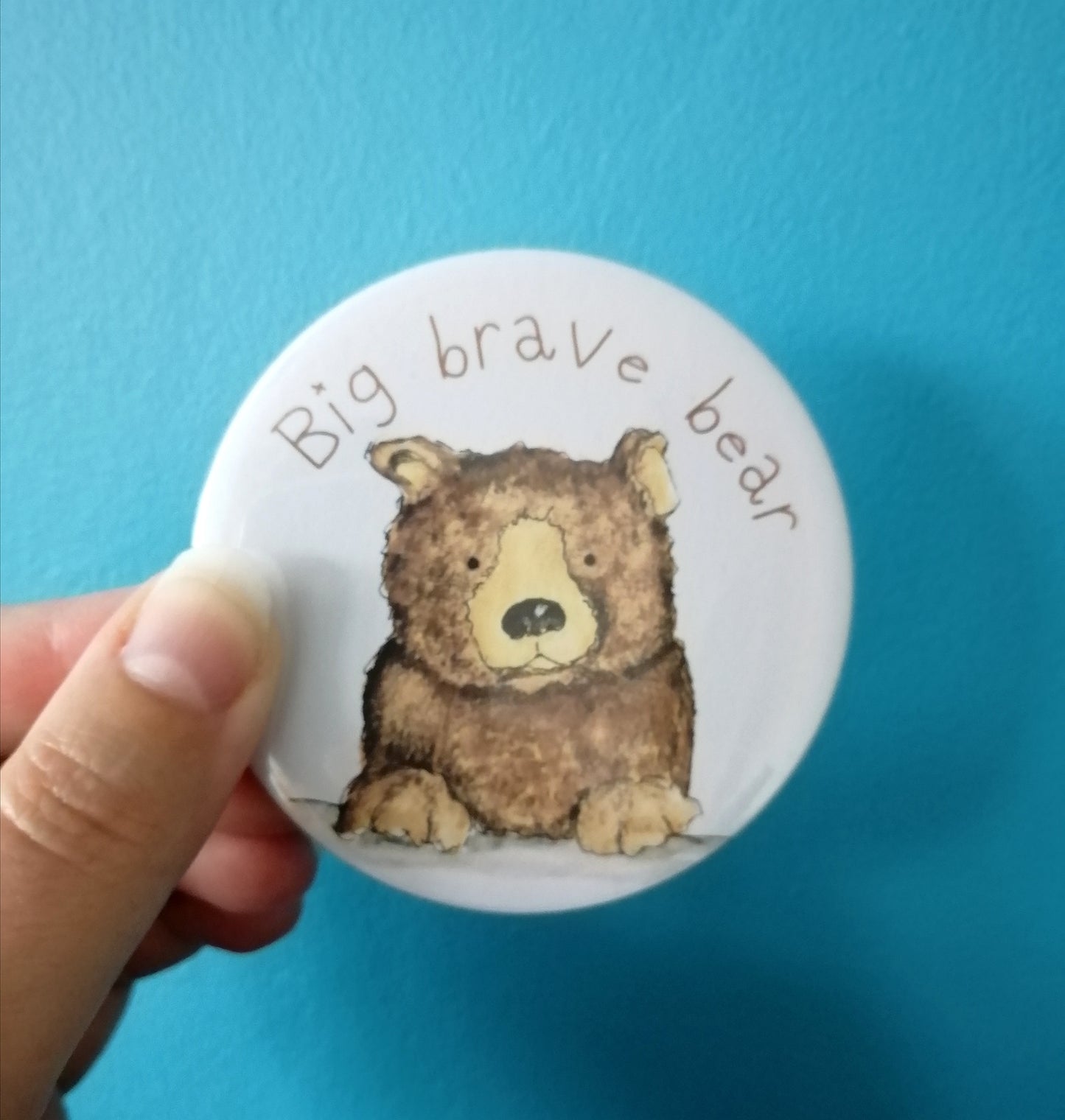 Big Brave Bear Badge image 3