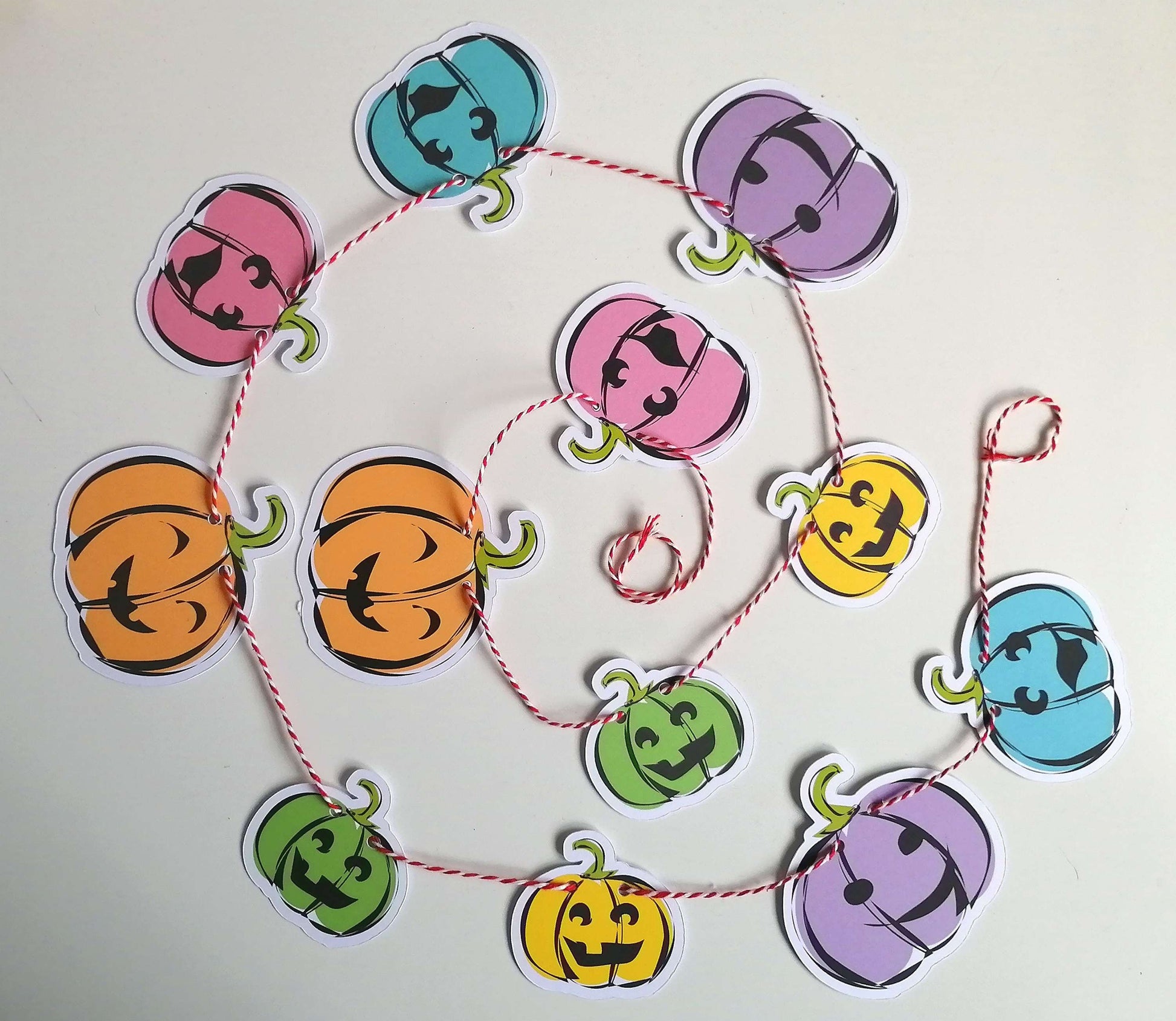 Paper Pumpkin Bunting image 0