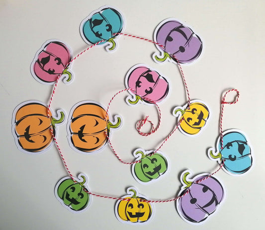 Paper Pumpkin Bunting image 0