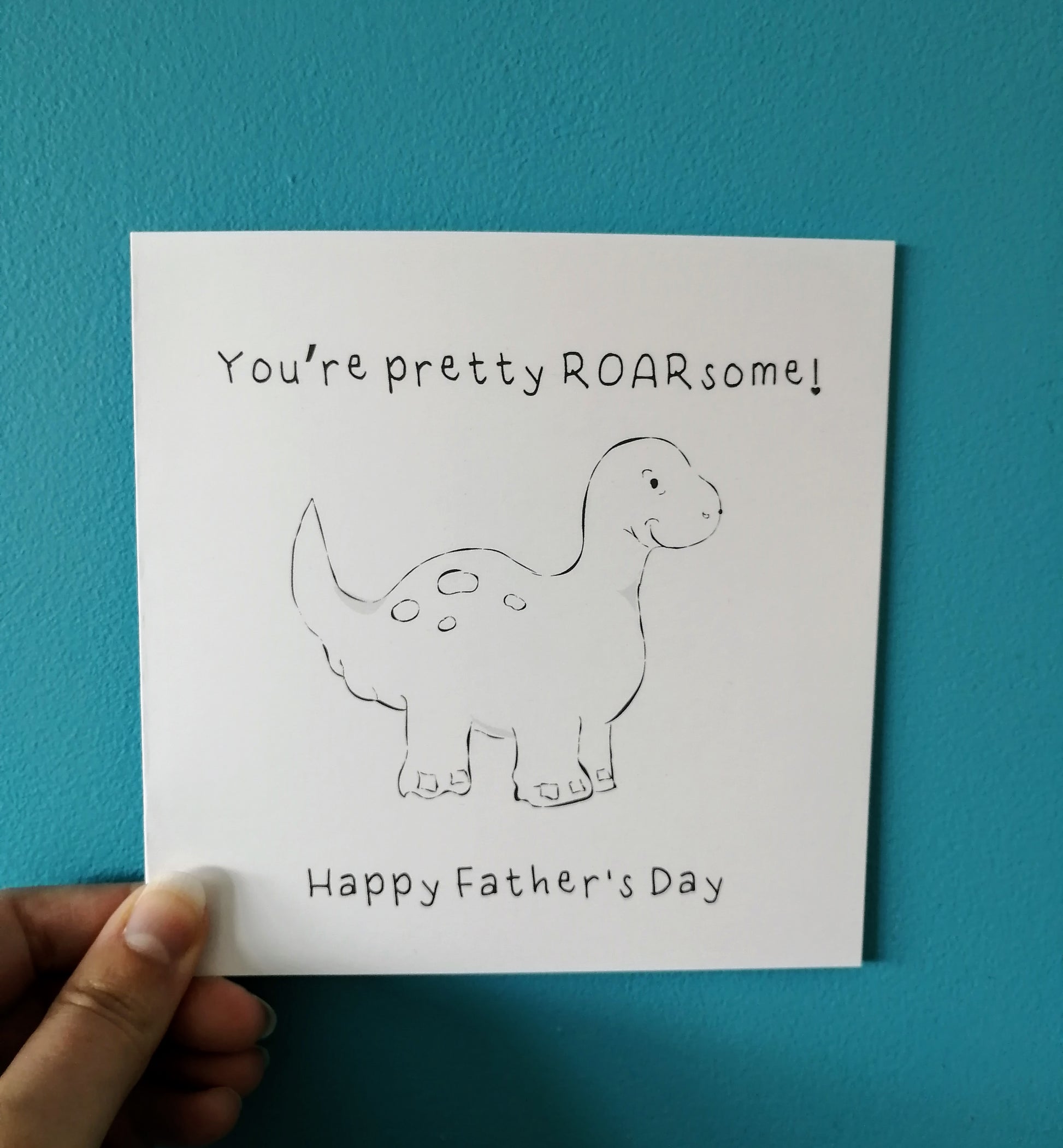 Colour Your Own Father's Day Card image 3