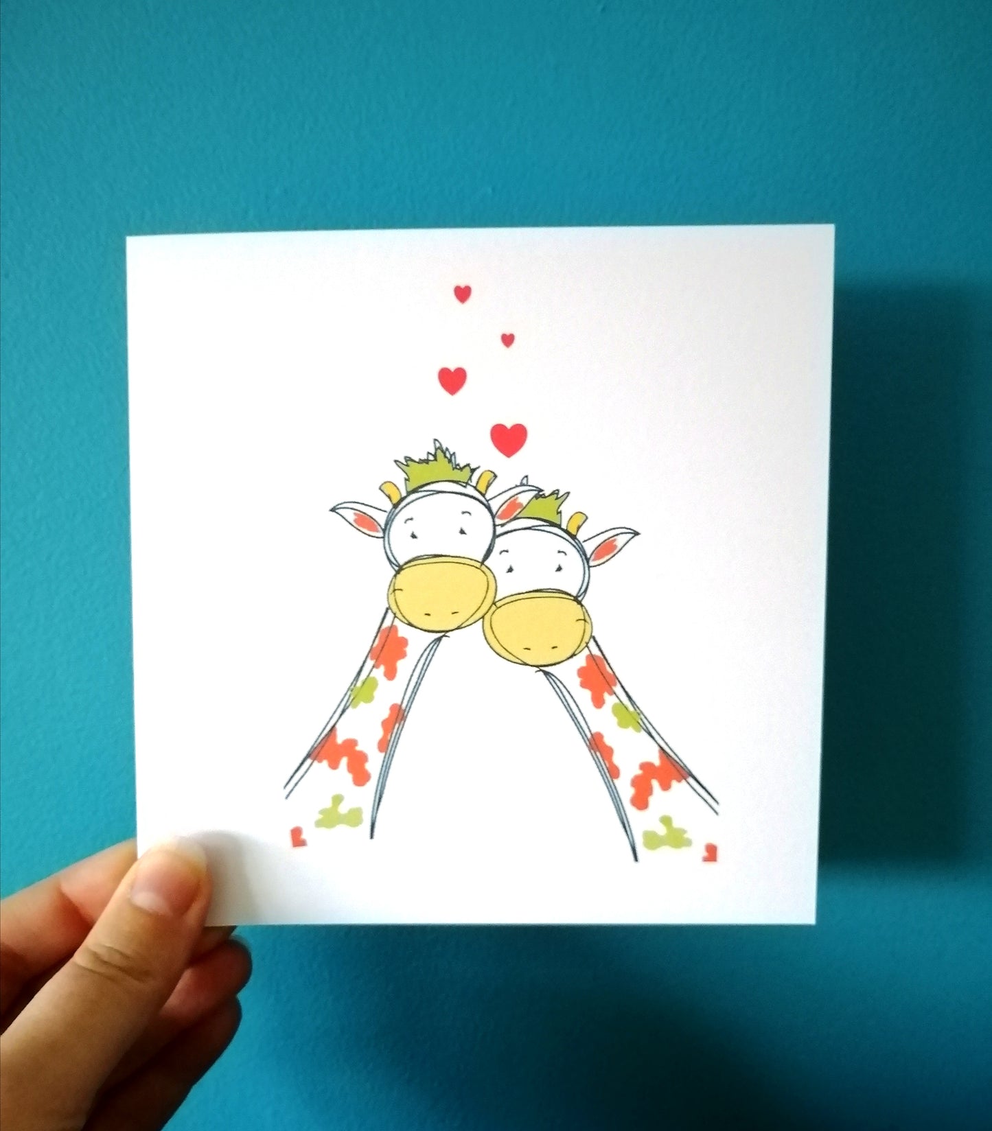 Giraffe Couple Card image 0
