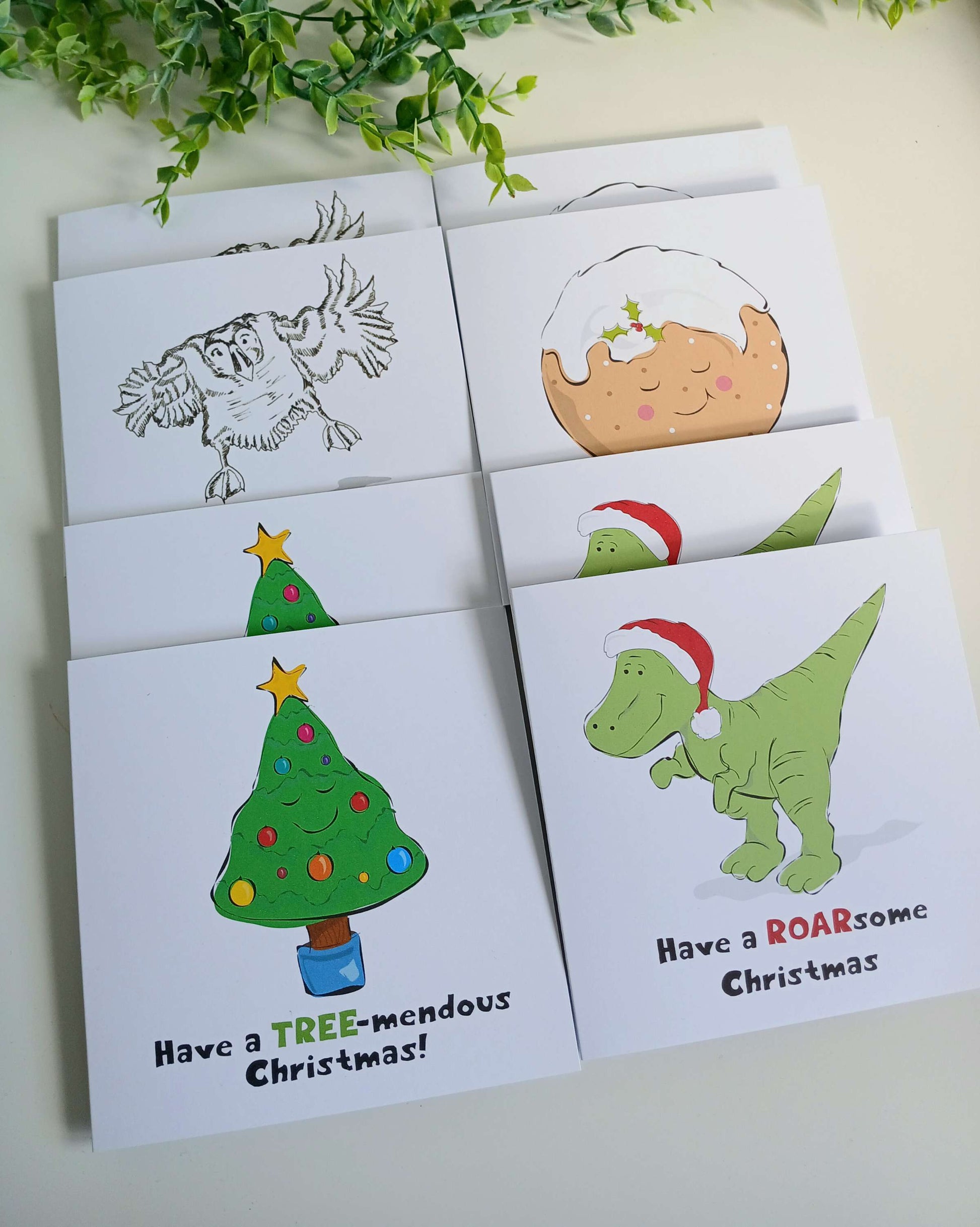 Funny Festive Christmas Card Pack - Pack of 8 (4 designs) image 5