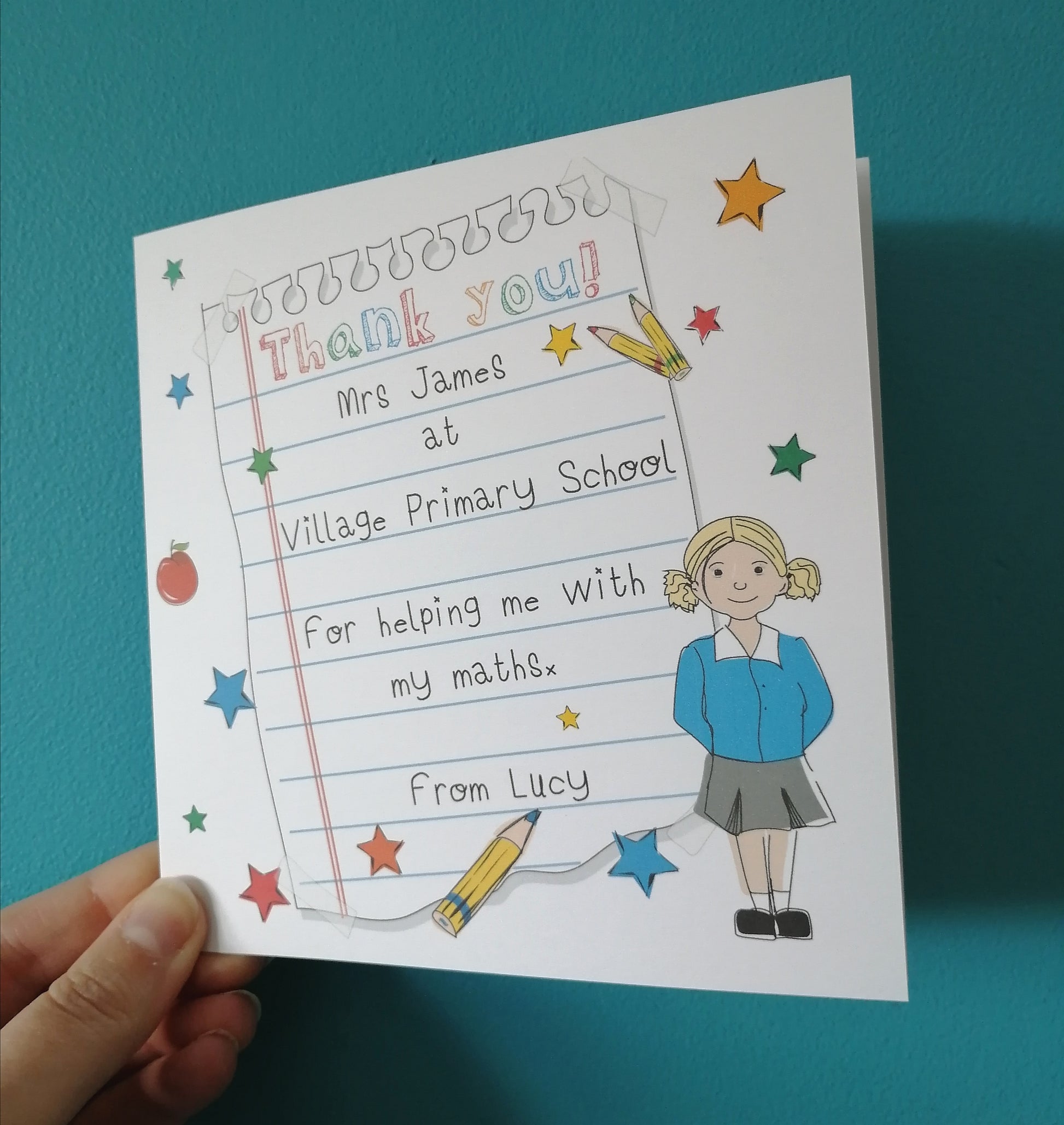 Thank you Teacher Card image 8