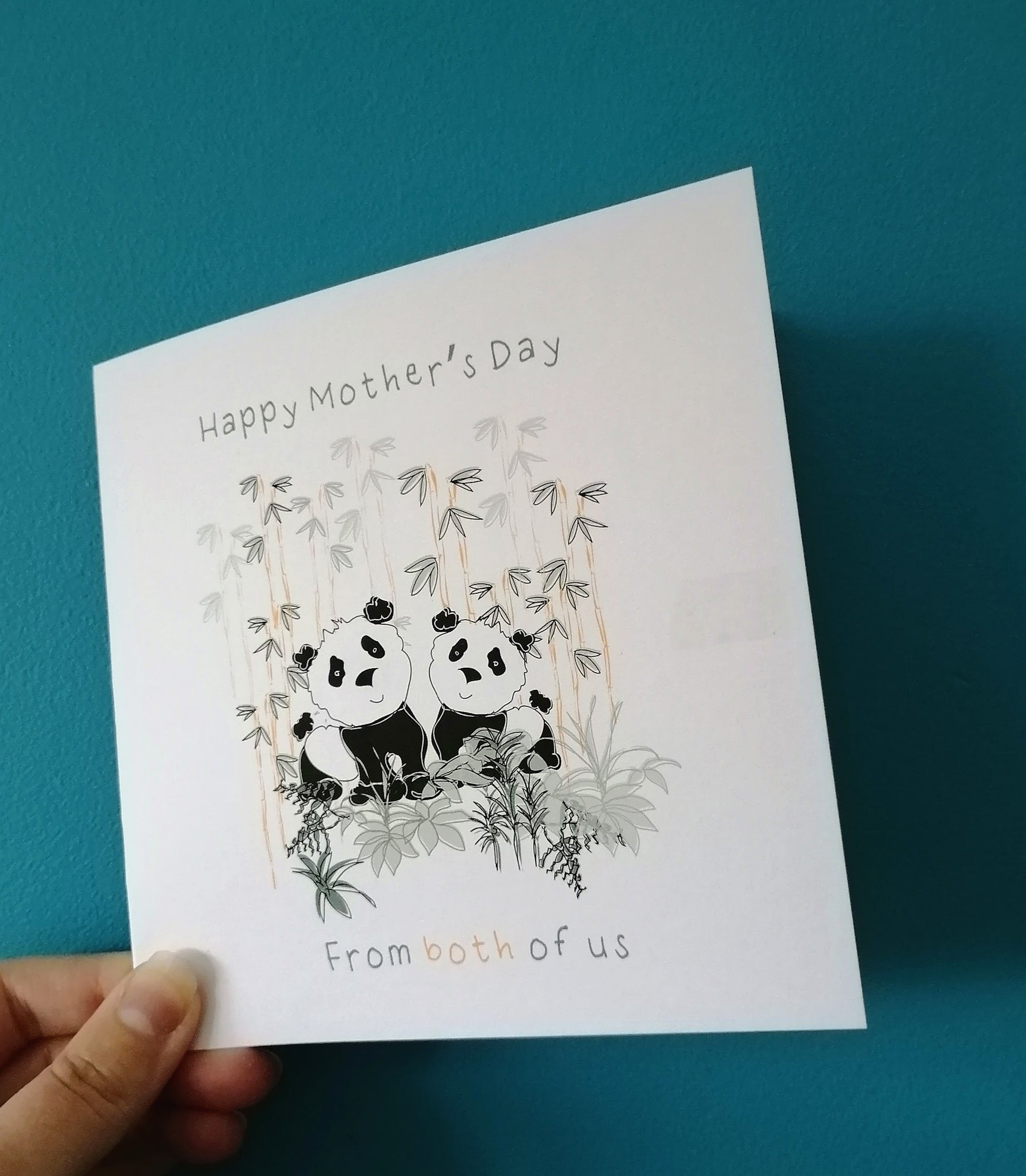 Happy Mother's Day from both of us Card image 1