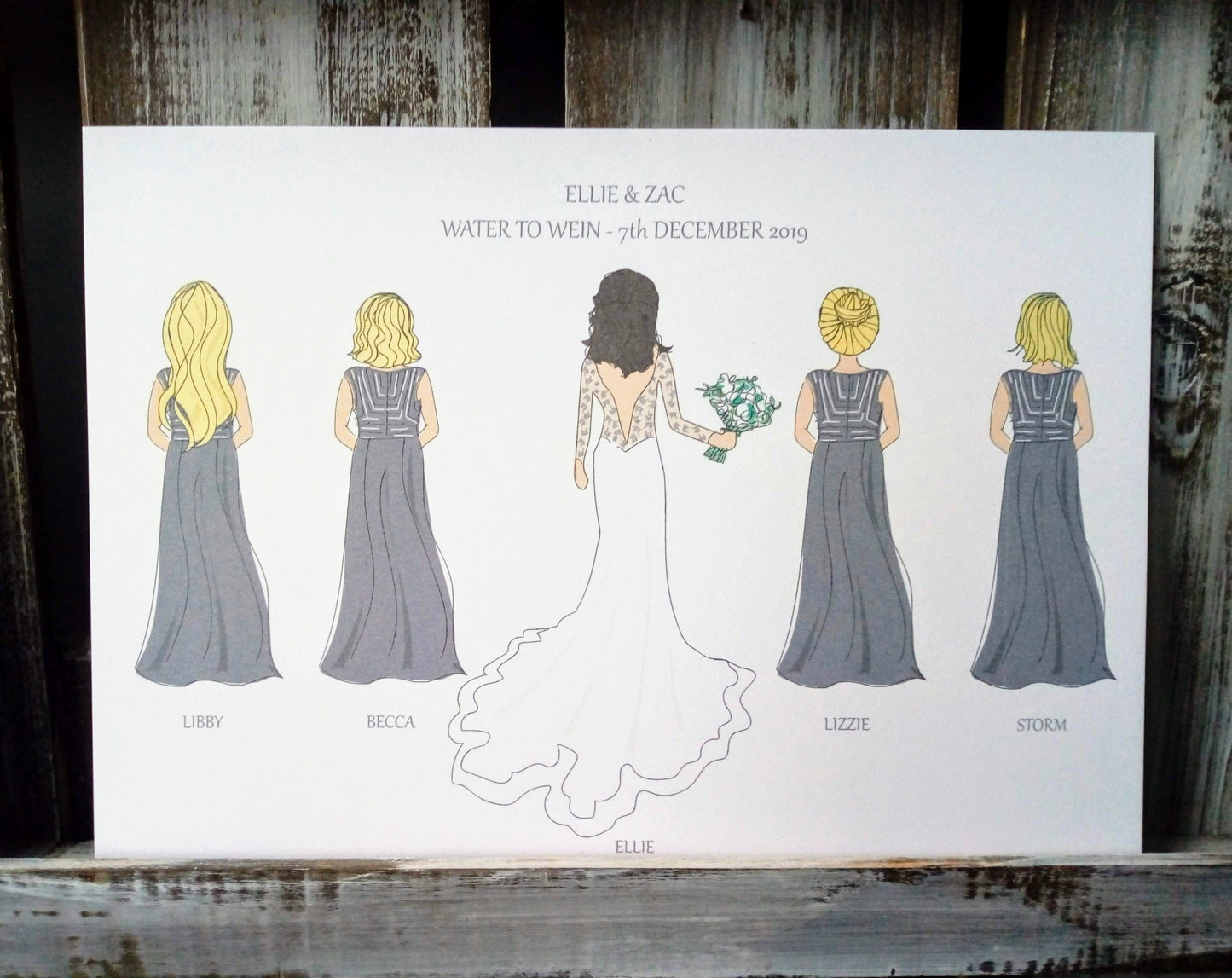 Bridal Party Print image 2